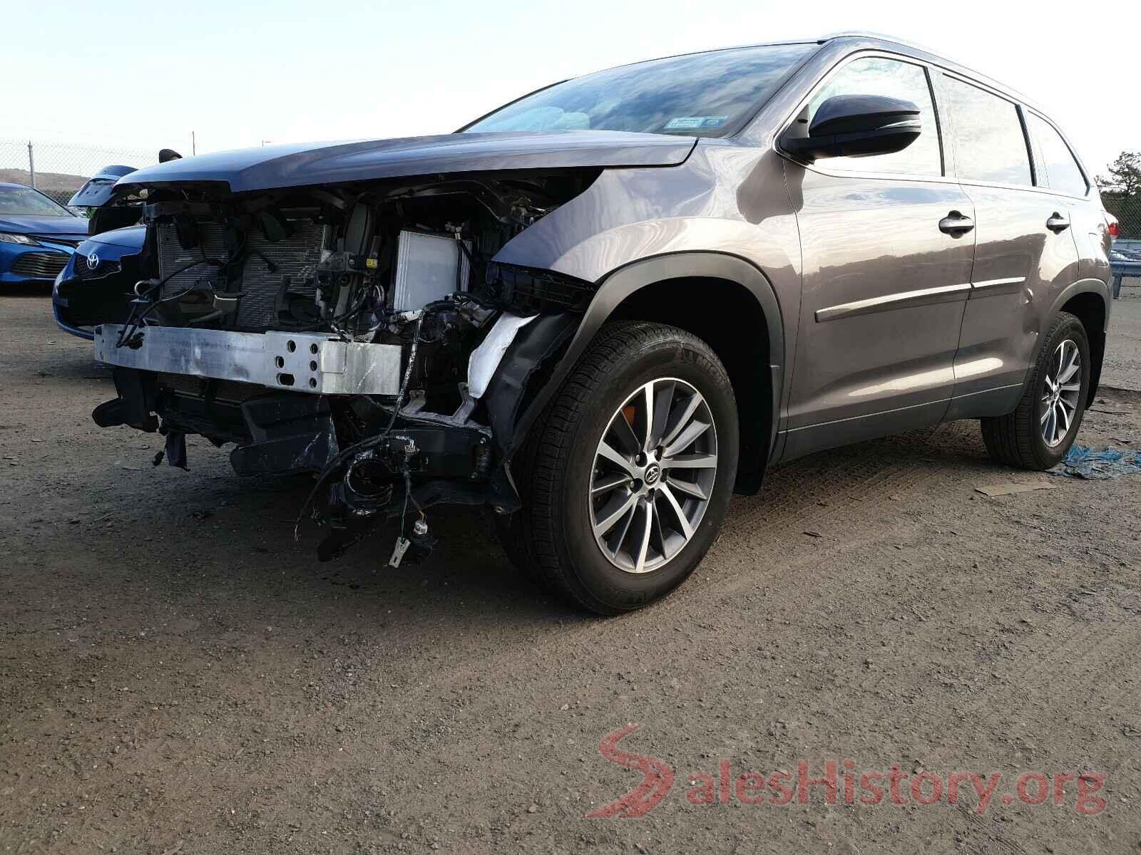 5TDJZRFH1KS578748 2019 TOYOTA HIGHLANDER