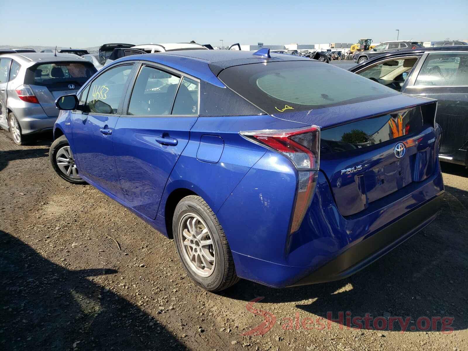 JTDKBRFU7J3064053 2018 TOYOTA PRIUS