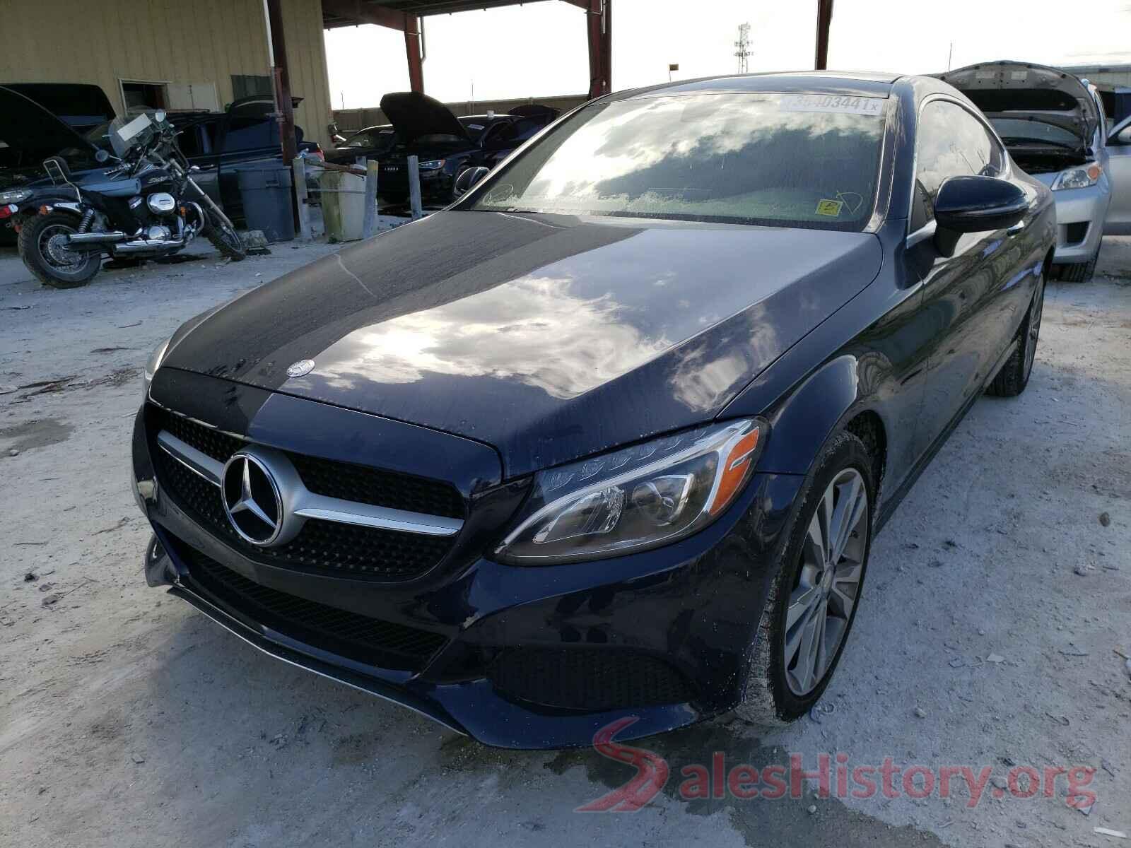 WDDWJ4JB3HF380366 2017 MERCEDES-BENZ C CLASS