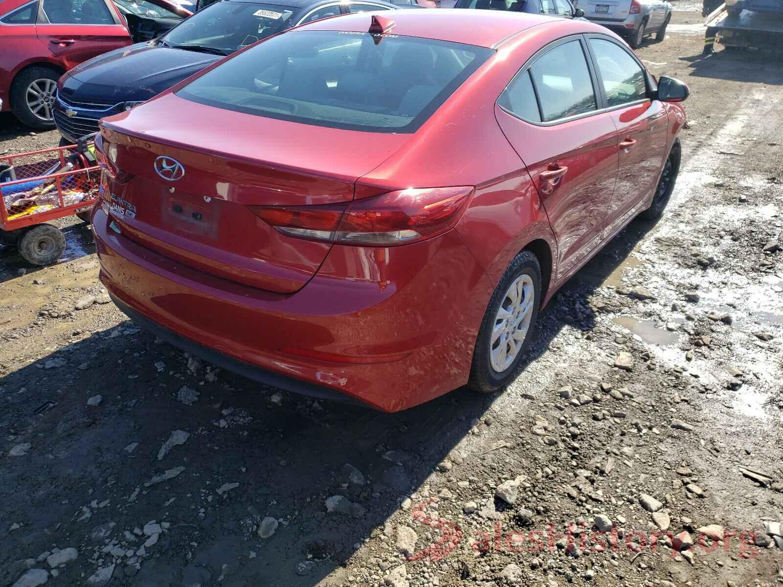 5NPD74LF8HH067156 2017 HYUNDAI ELANTRA