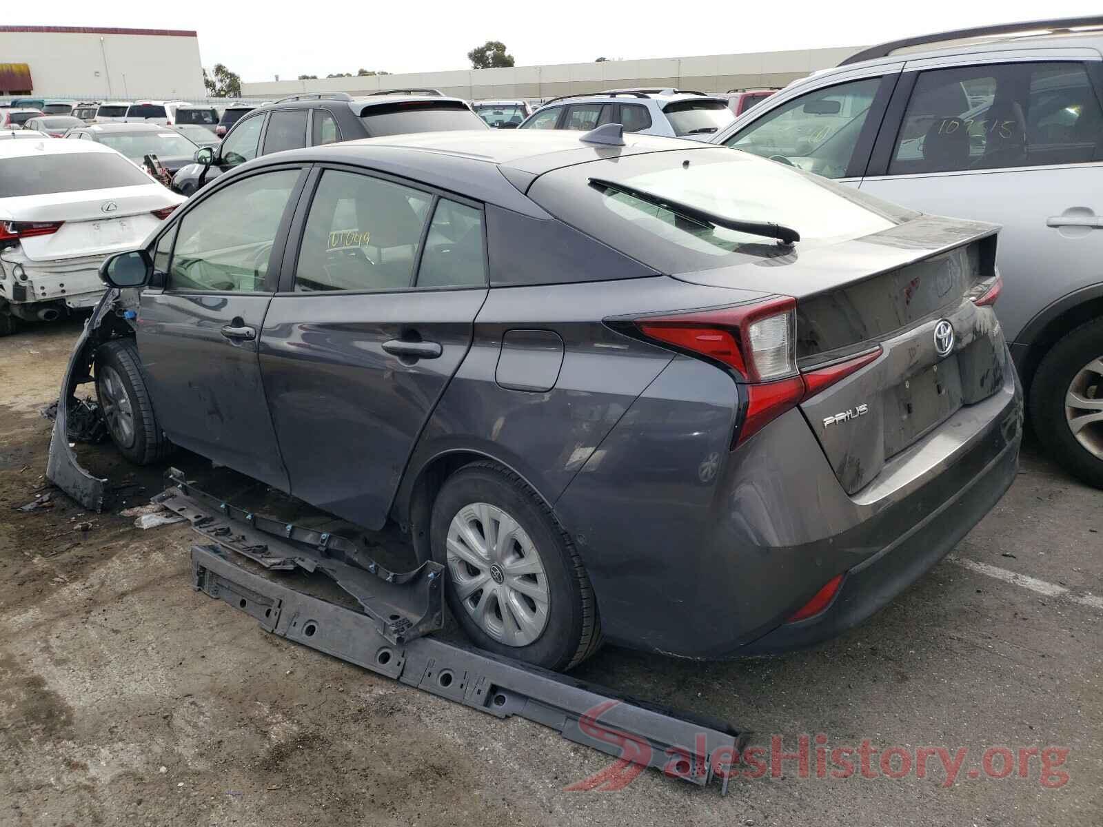 JTDKARFU0K3081958 2019 TOYOTA PRIUS