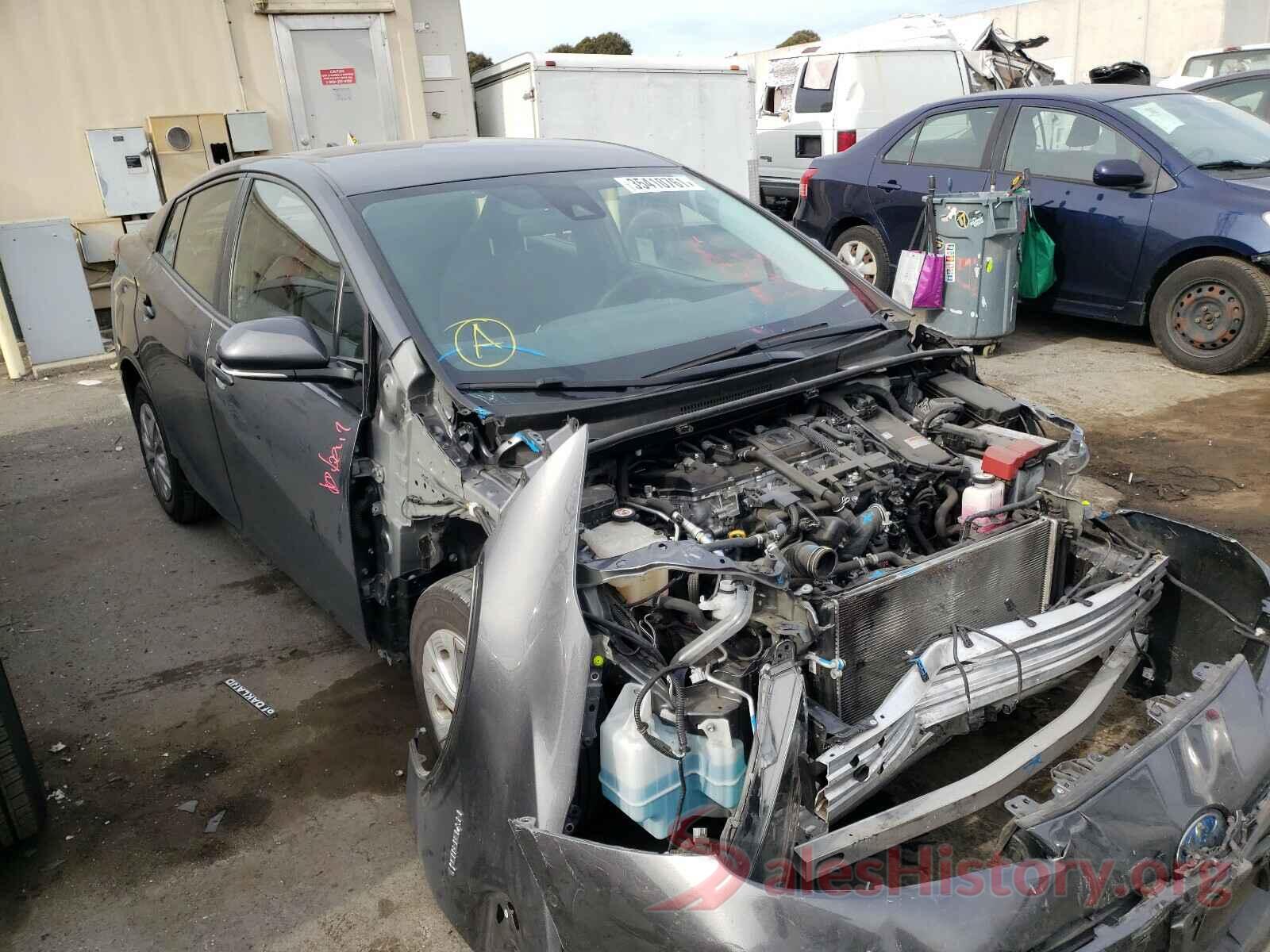 JTDKARFU0K3081958 2019 TOYOTA PRIUS