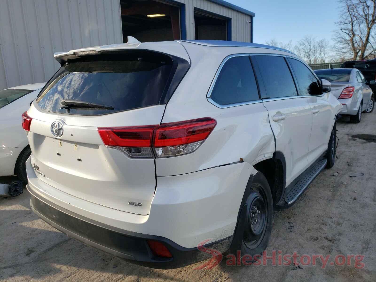 5TDKZRFH5KS557311 2019 TOYOTA HIGHLANDER