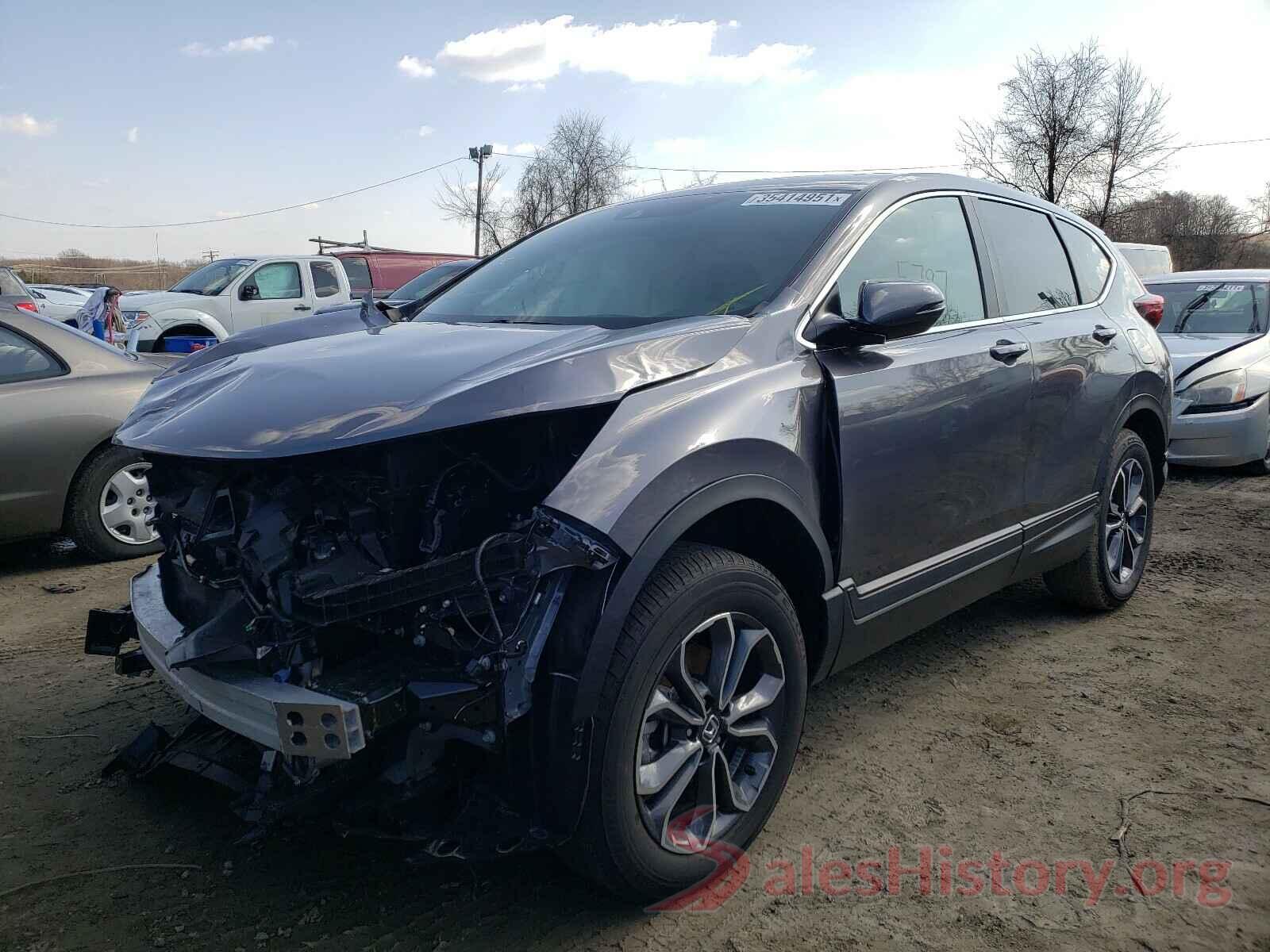 2HKRW2H5XMH613558 2021 HONDA CRV