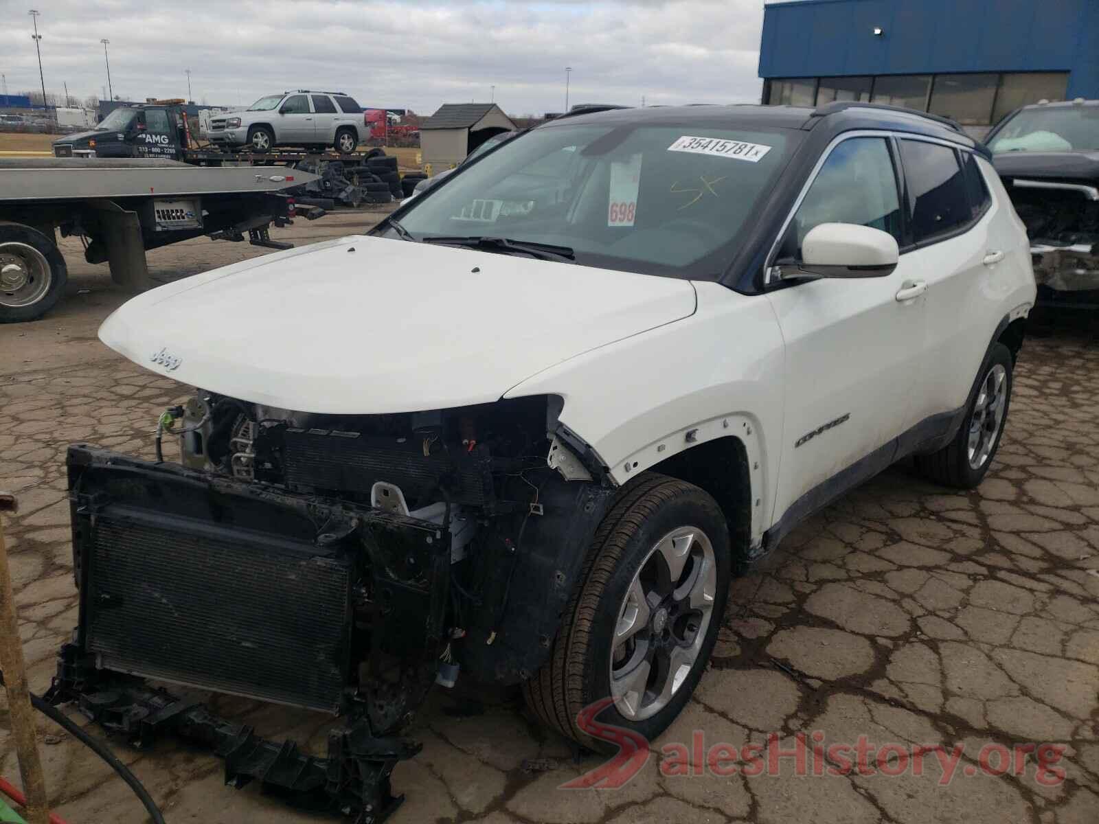 3C4NJDCB7KT666589 2019 JEEP COMPASS