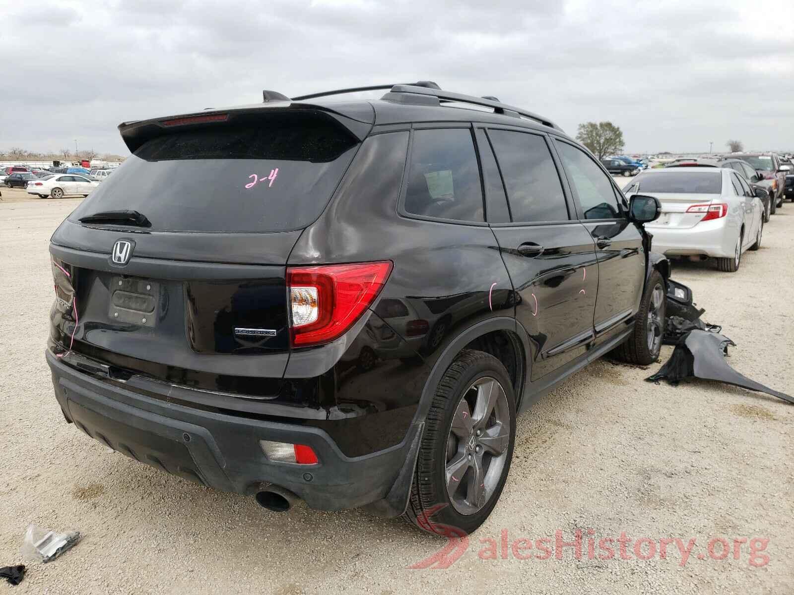 5FNYF7H91KB000834 2019 HONDA PASSPORT