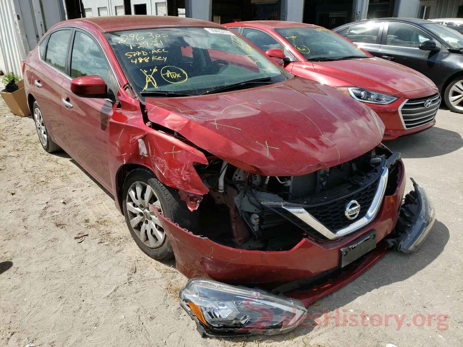 3N1AB7AP3HY411433 2017 NISSAN SENTRA