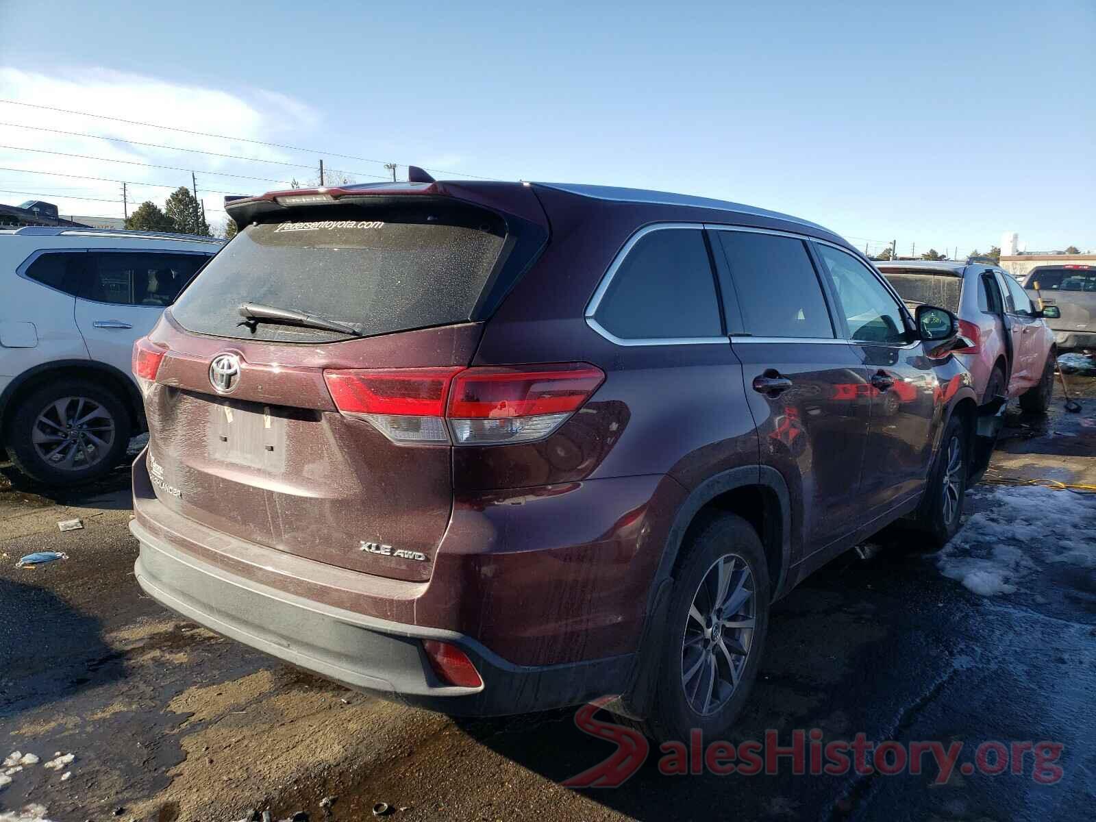 5TDJZRFH5JS840592 2018 TOYOTA HIGHLANDER