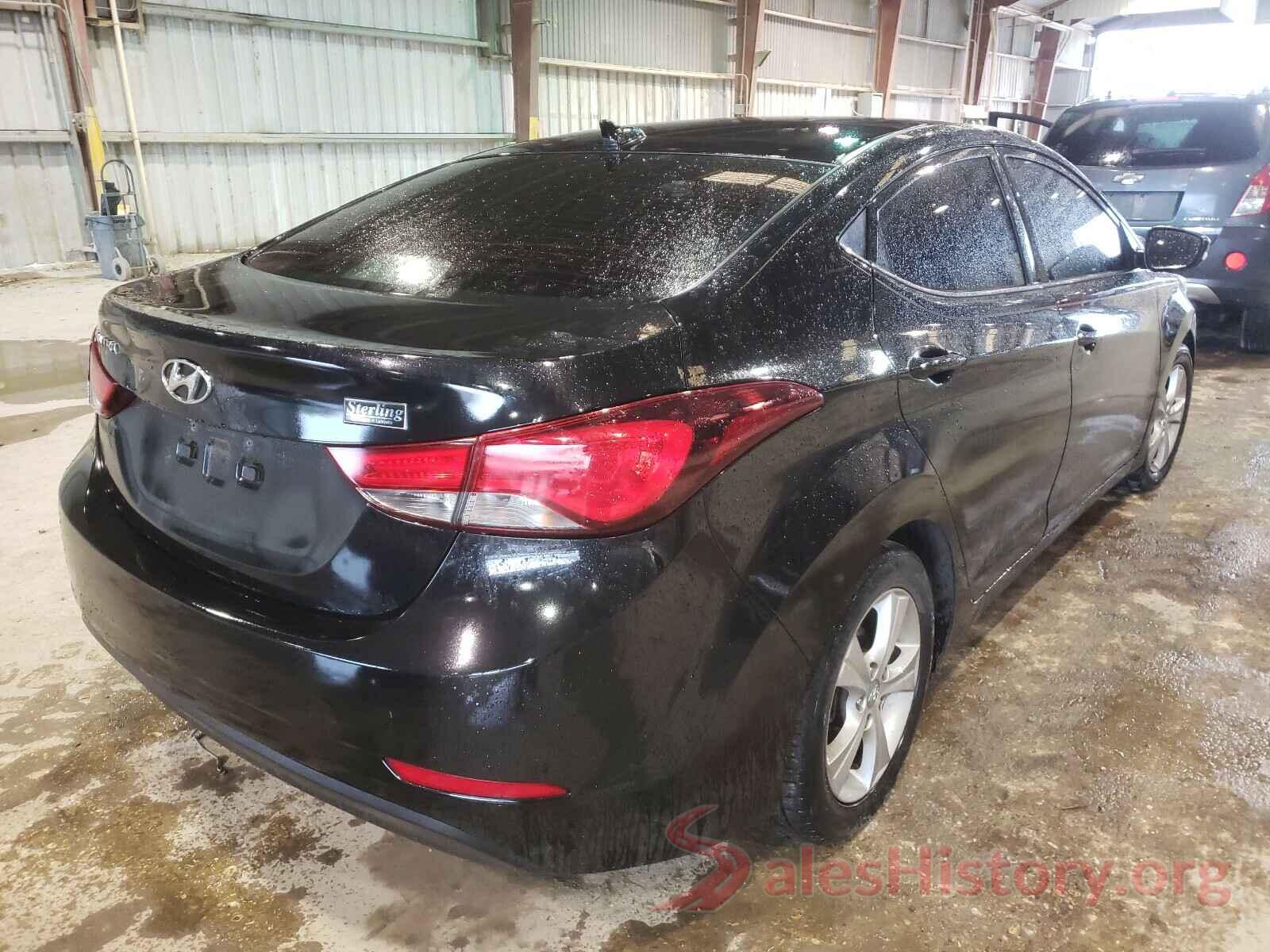 5NPDH4AE4GH671549 2016 HYUNDAI ELANTRA