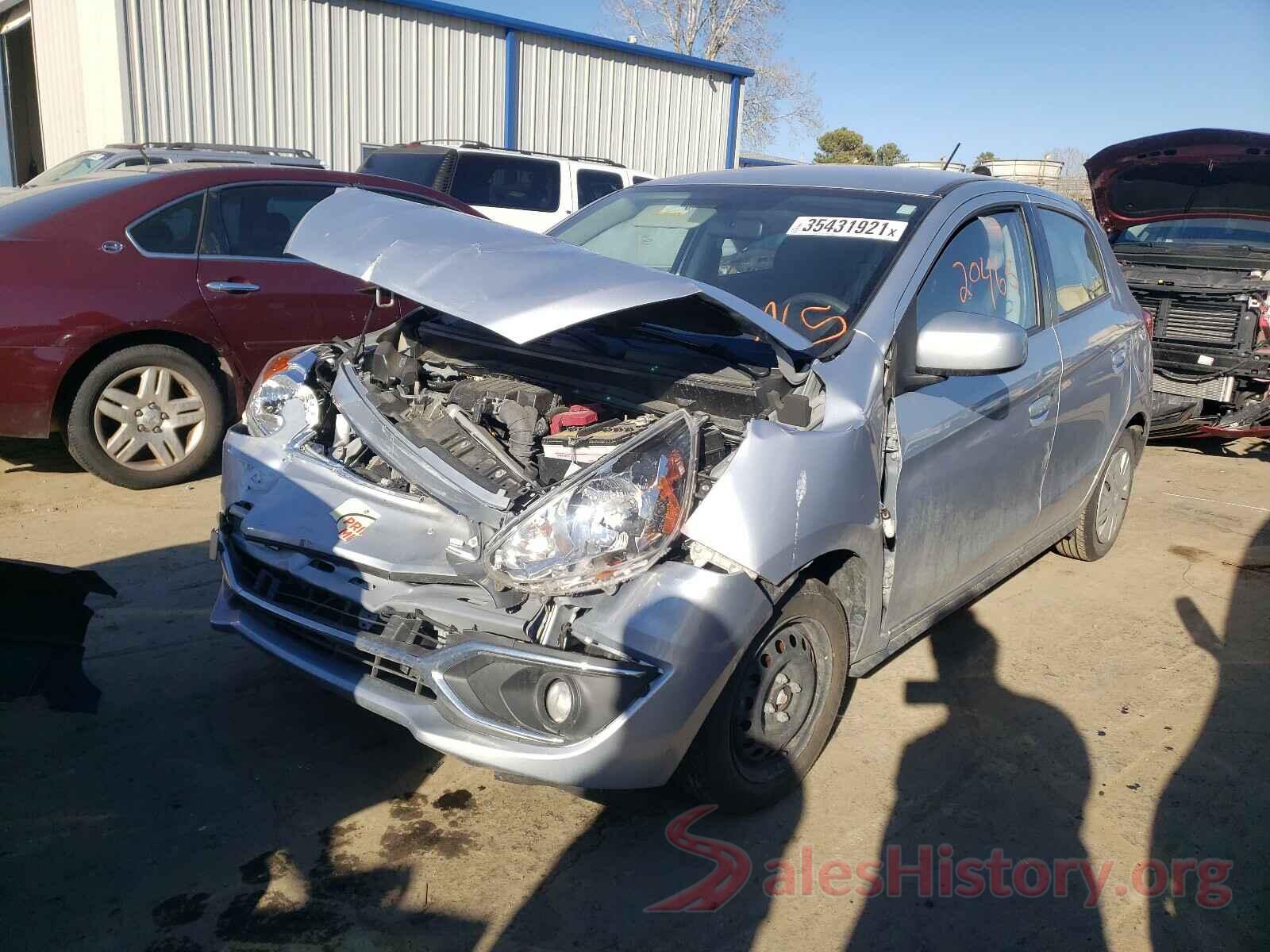 ML32A3HJXKH009283 2019 MITSUBISHI MIRAGE