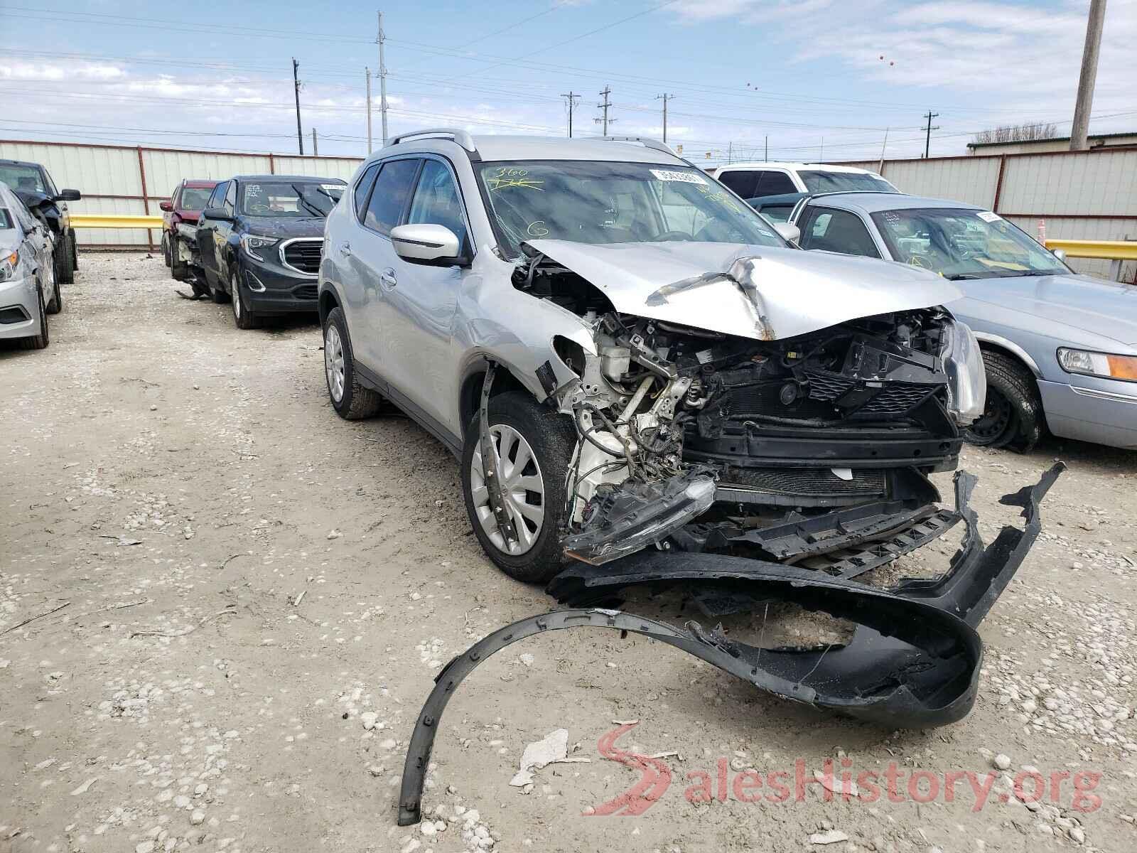 KNMAT2MT3GP724536 2016 NISSAN ROGUE