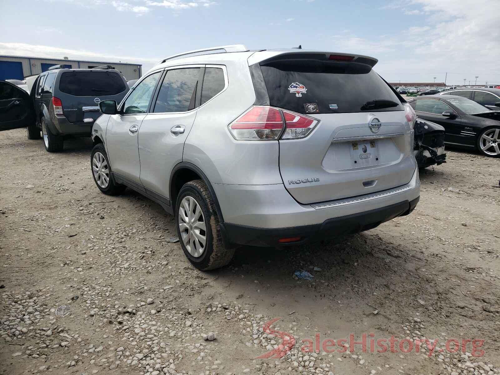 KNMAT2MT3GP724536 2016 NISSAN ROGUE