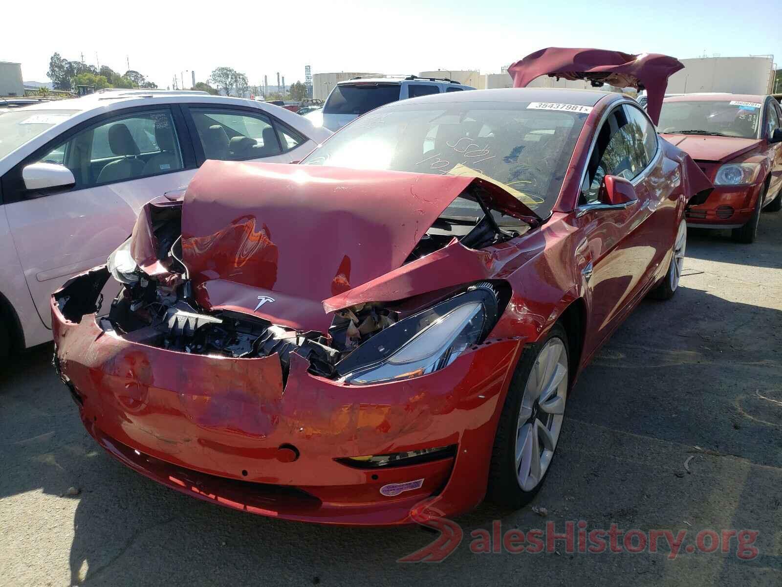 5YJ3E1EA7JF163673 2018 TESLA MODEL 3