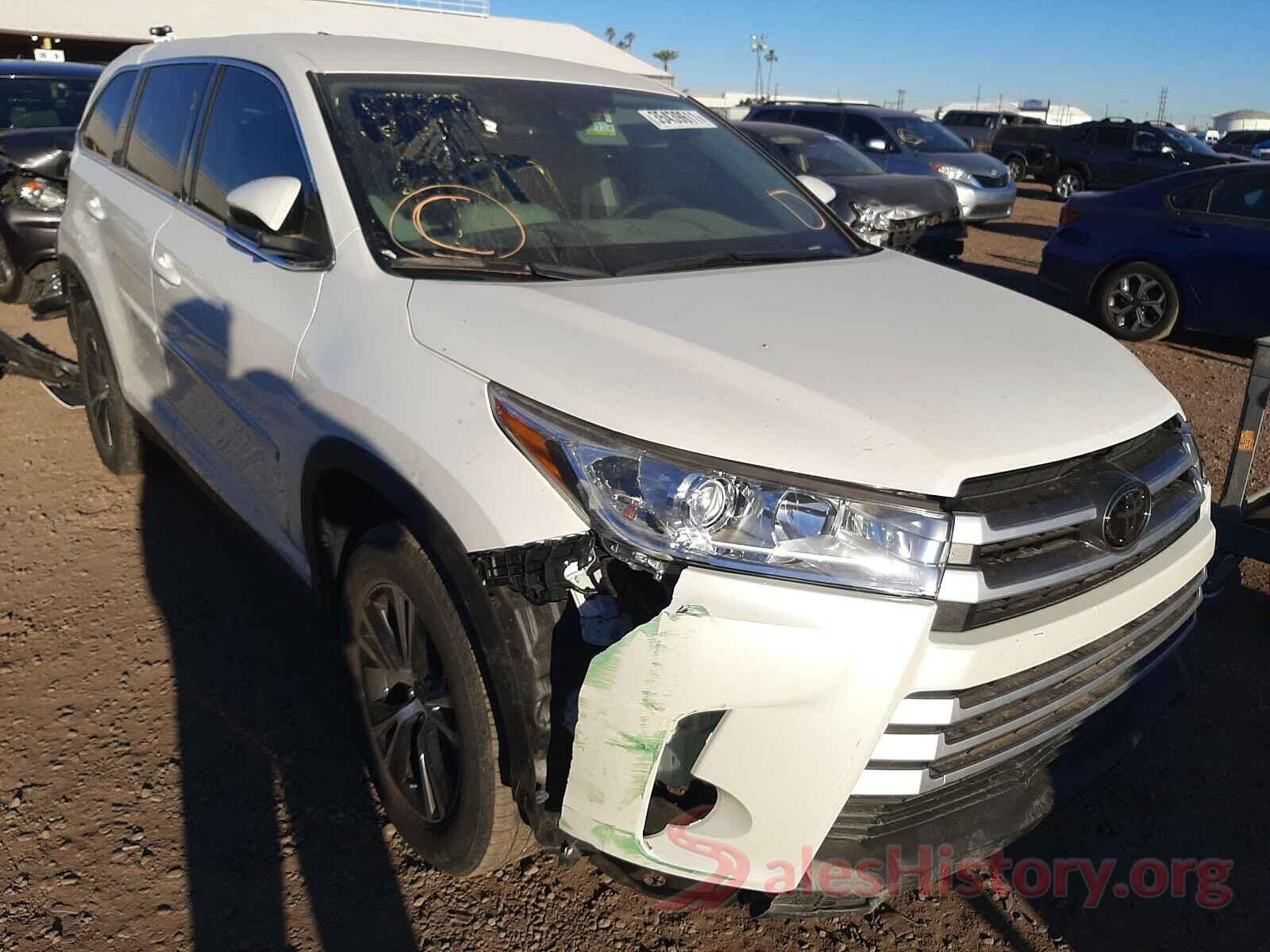 5TDZZRFH7KS307700 2019 TOYOTA HIGHLANDER