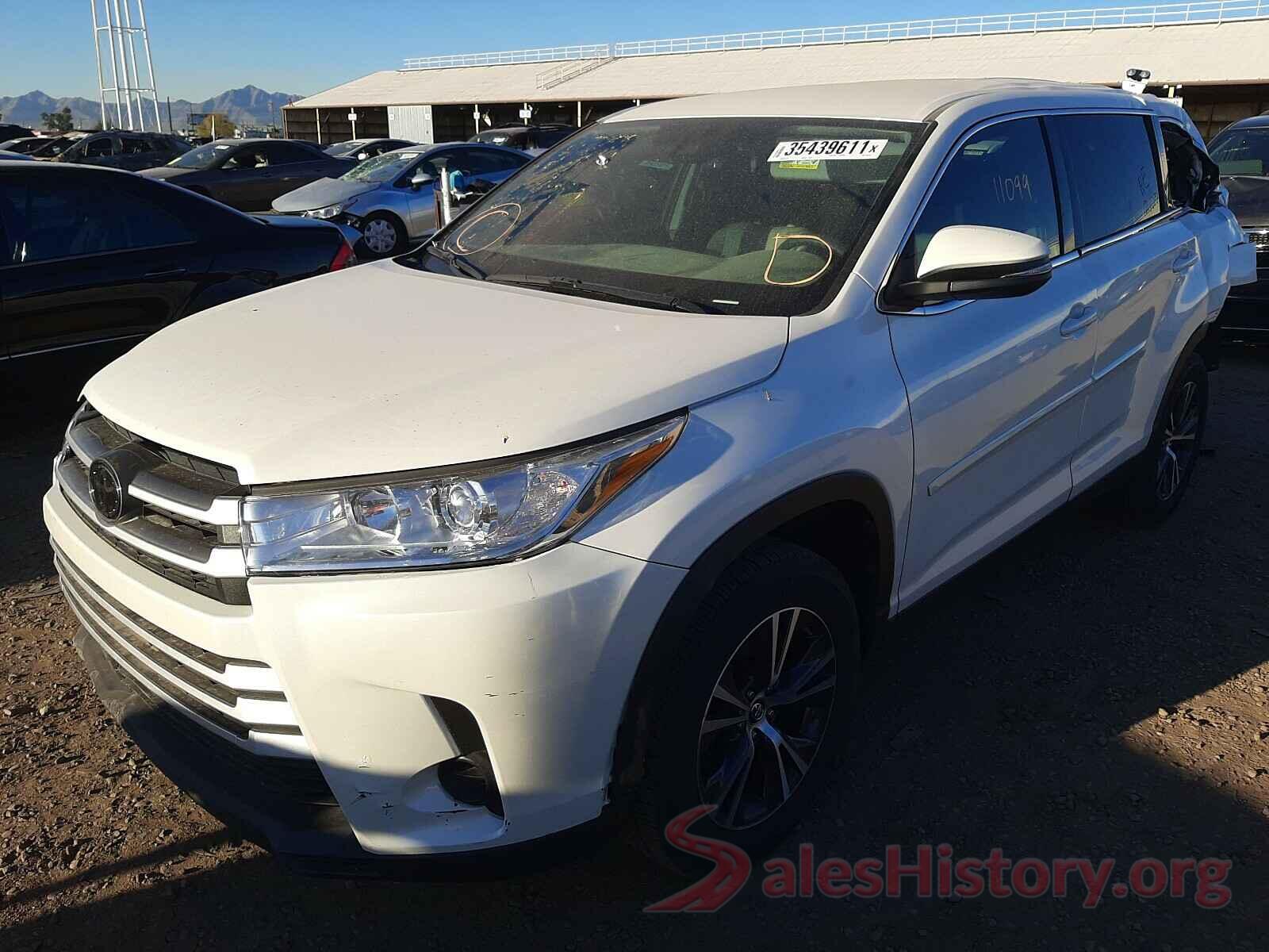 5TDZZRFH7KS307700 2019 TOYOTA HIGHLANDER