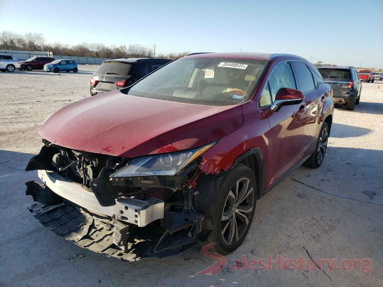 2T2ZZMCA7HC049850 2017 LEXUS RX350