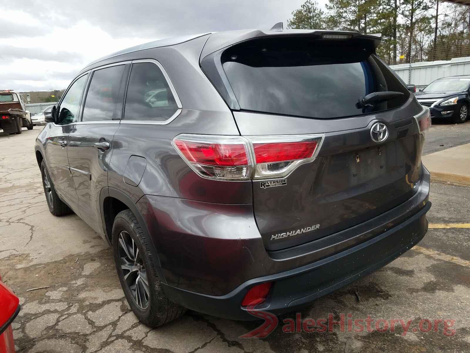 5TDKKRFH9GS503165 2016 TOYOTA HIGHLANDER