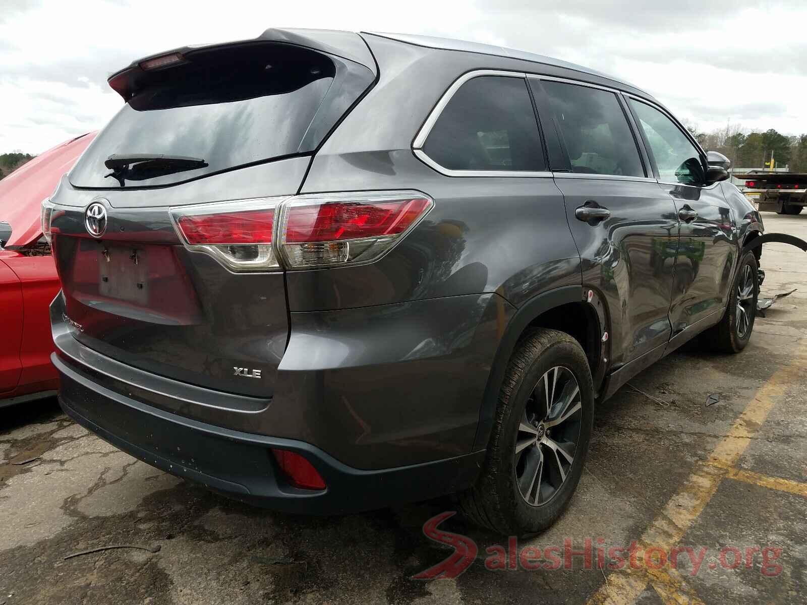 5TDKKRFH9GS503165 2016 TOYOTA HIGHLANDER