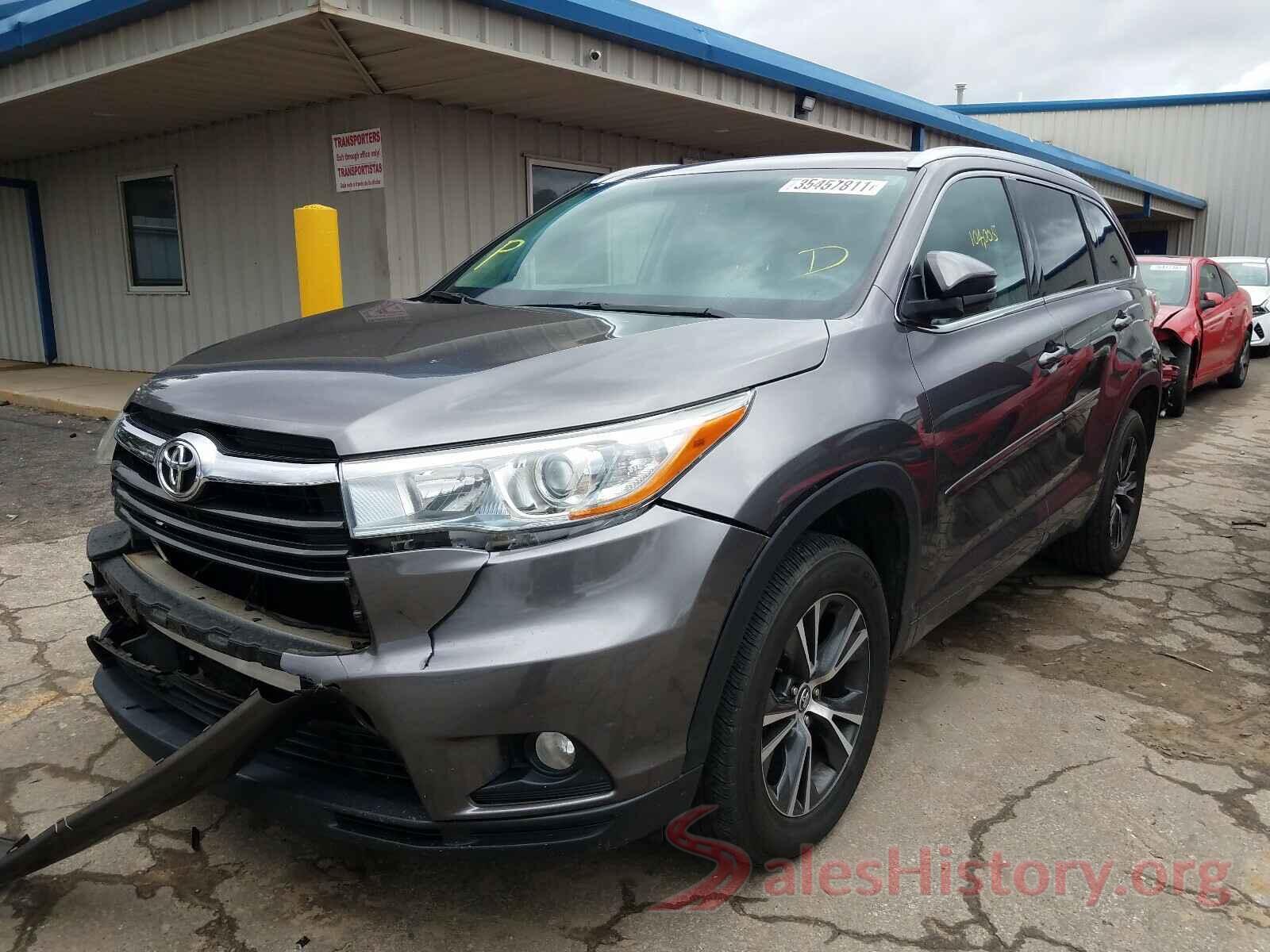 5TDKKRFH9GS503165 2016 TOYOTA HIGHLANDER