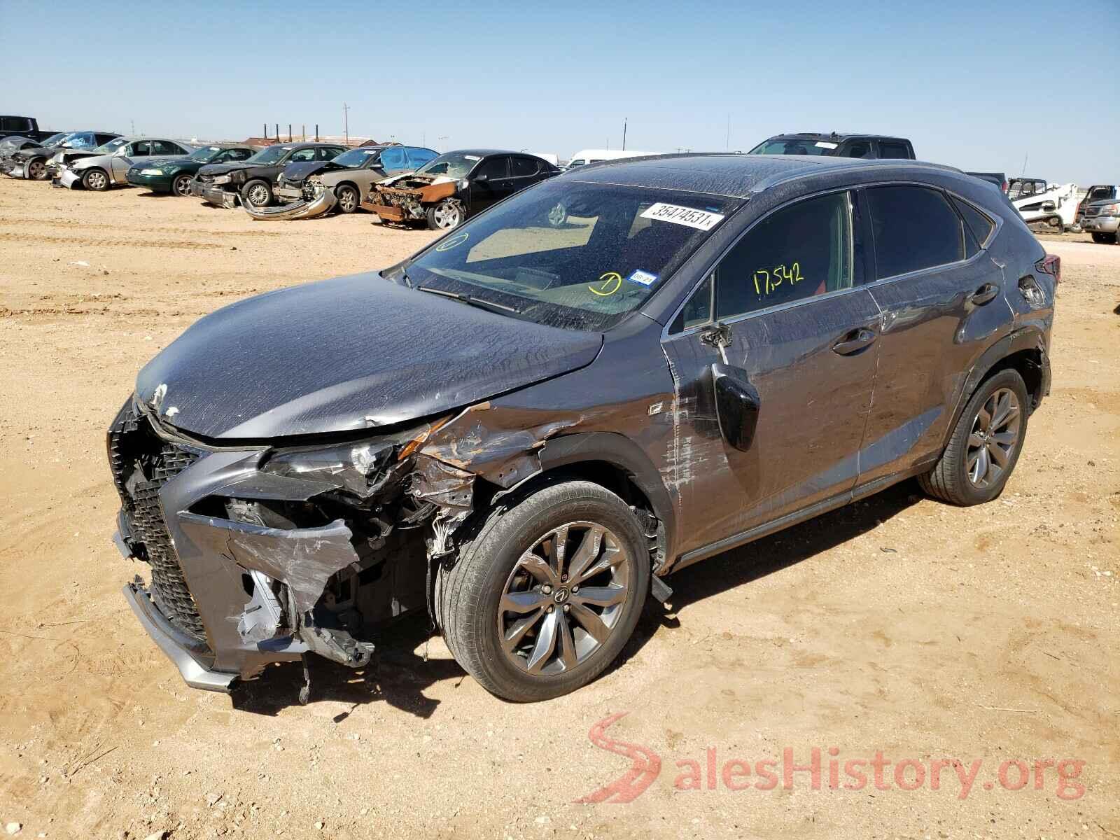 JTJYARBZ3K2126812 2019 LEXUS NX