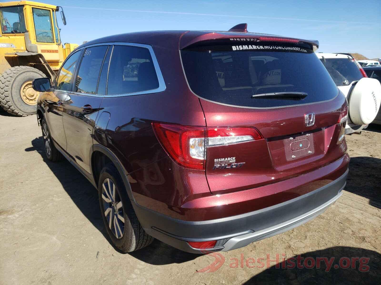 5FNYF6H40KB003836 2019 HONDA PILOT