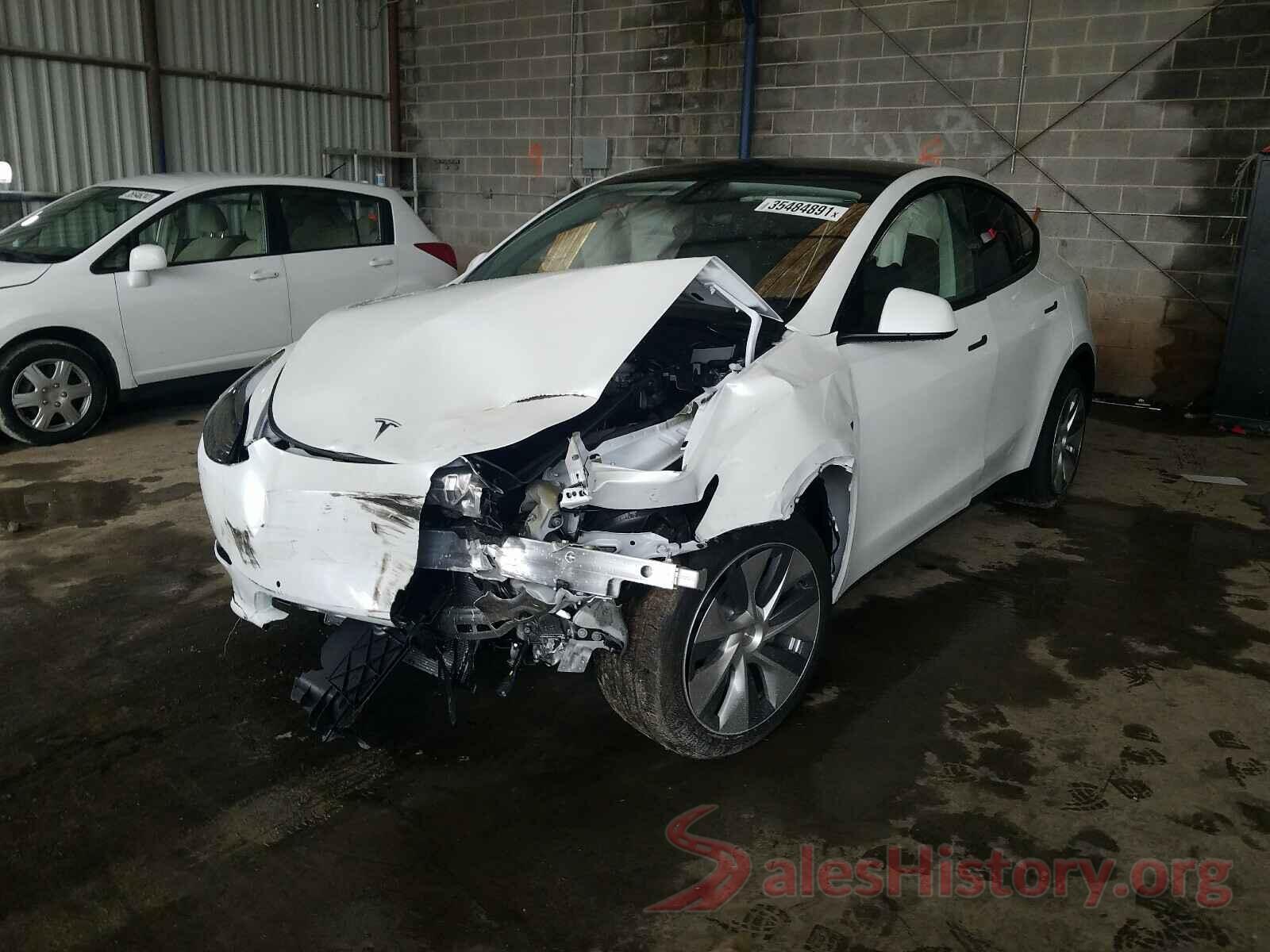 5YJYGDEE7MF118693 2021 TESLA MODEL Y