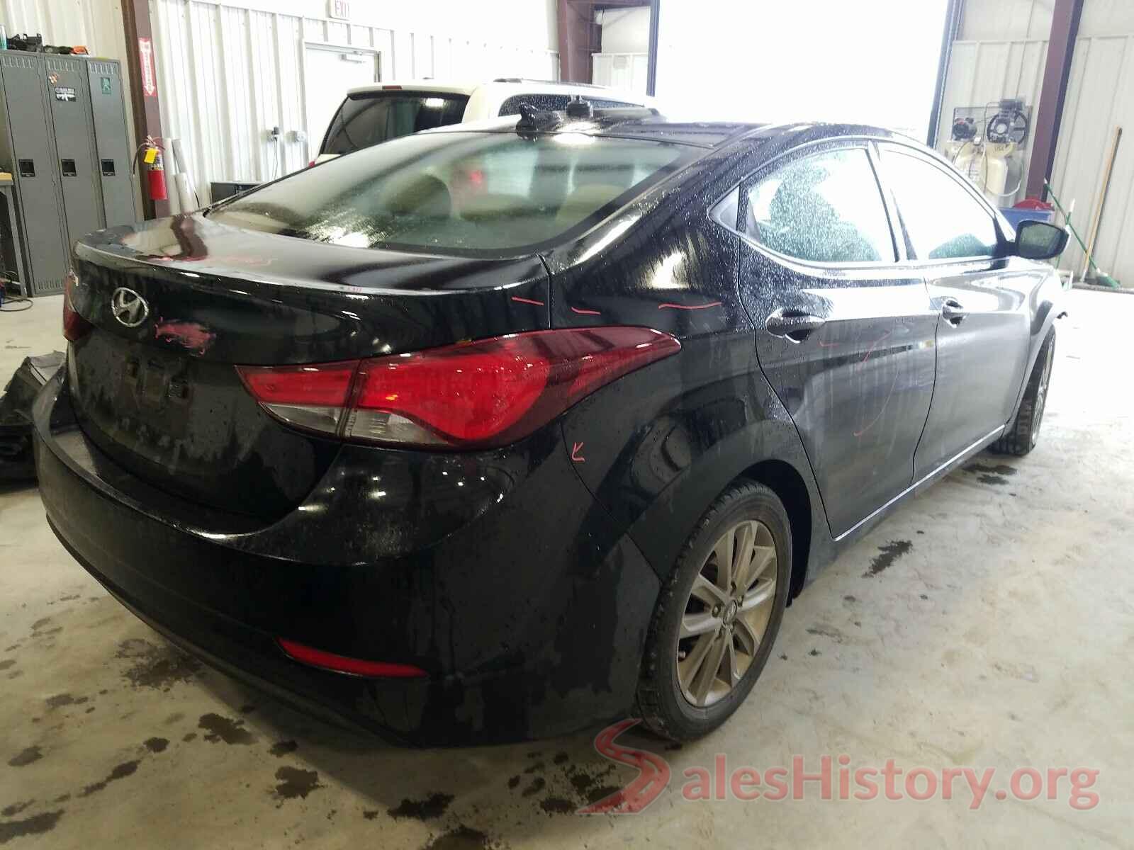 5NPDH4AE7GH704351 2016 HYUNDAI ELANTRA