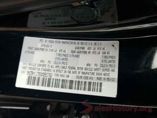 3MZBM1J76GM250782 2016 MAZDA 3