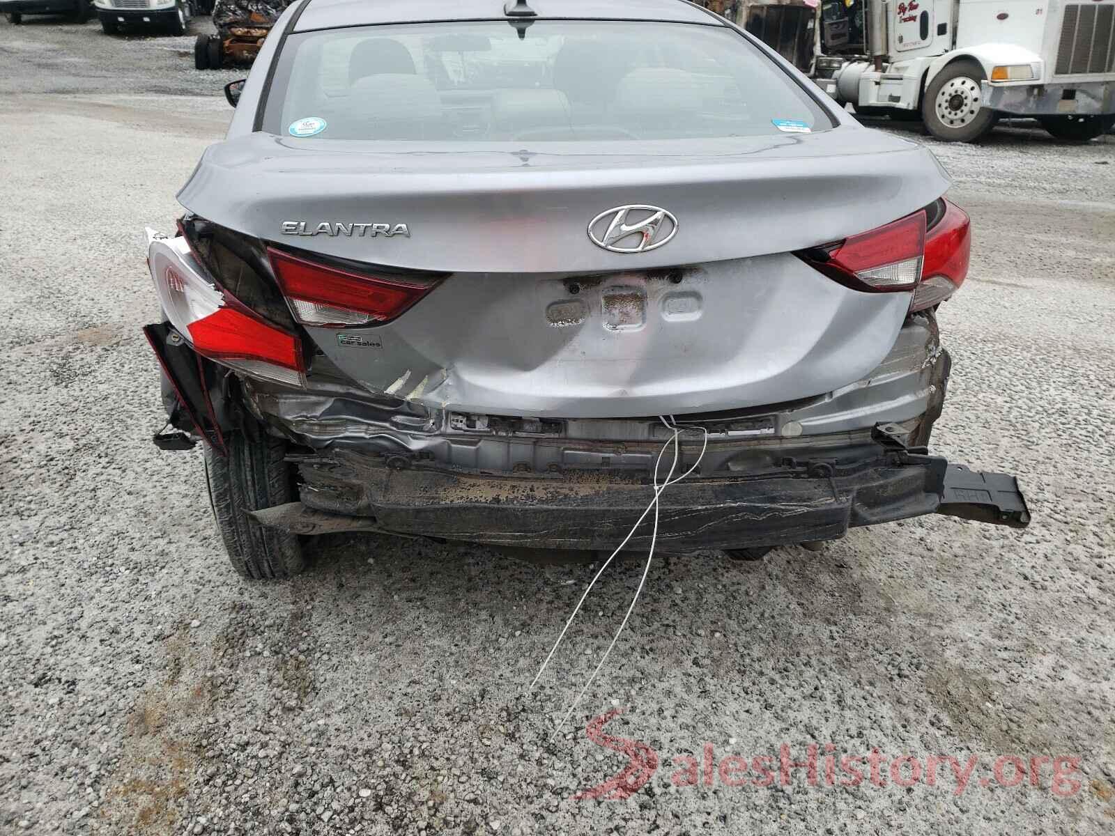 5NPDH4AE7GH690614 2016 HYUNDAI ELANTRA