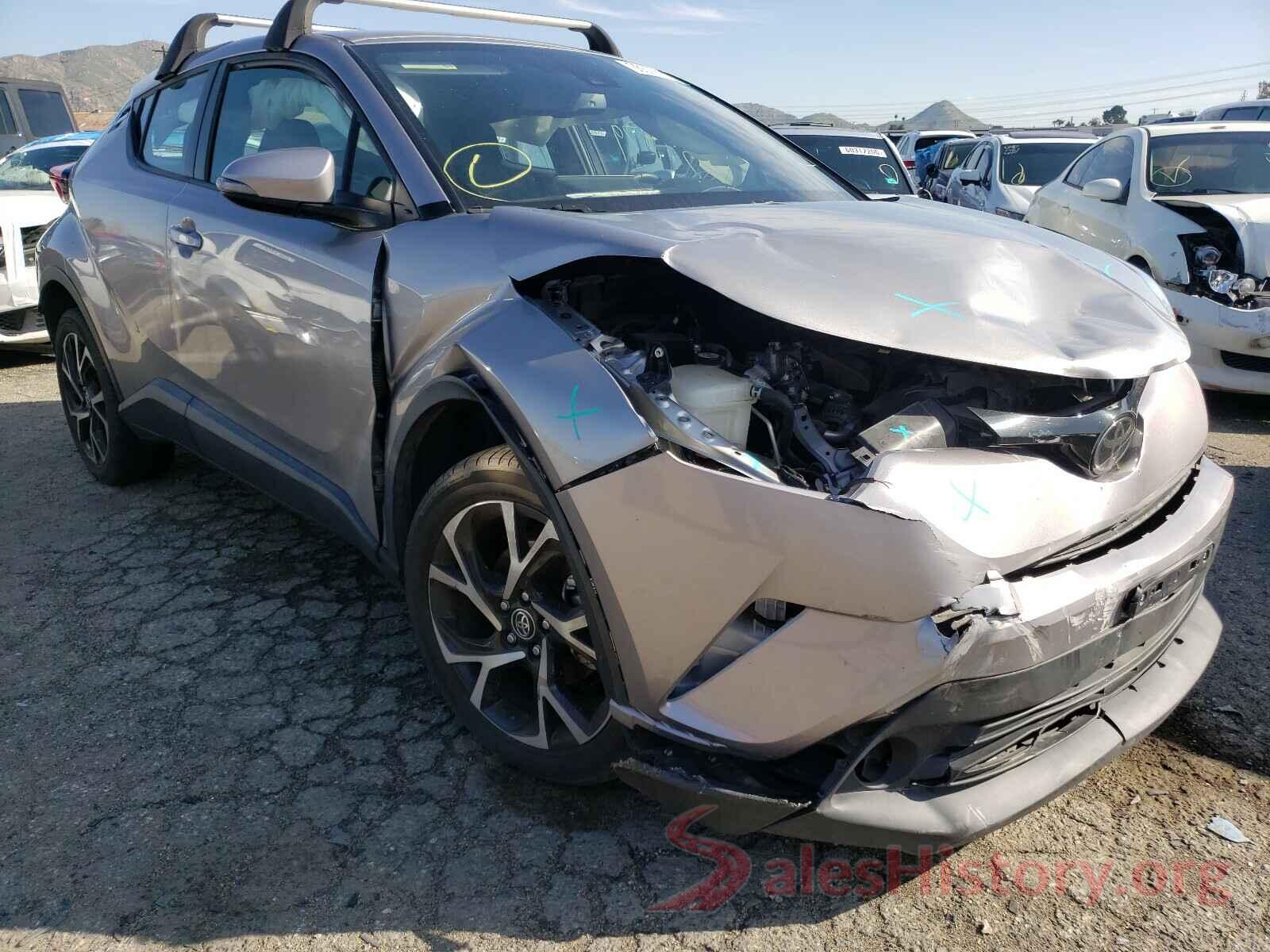 NMTKHMBX6JR023444 2018 TOYOTA C-HR