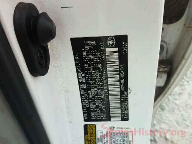 4T1BE46KX7U709821 2007 TOYOTA CAMRY