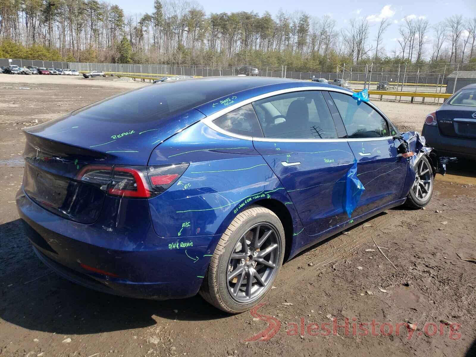 5YJ3E1EB3JF054166 2018 TESLA MODEL 3