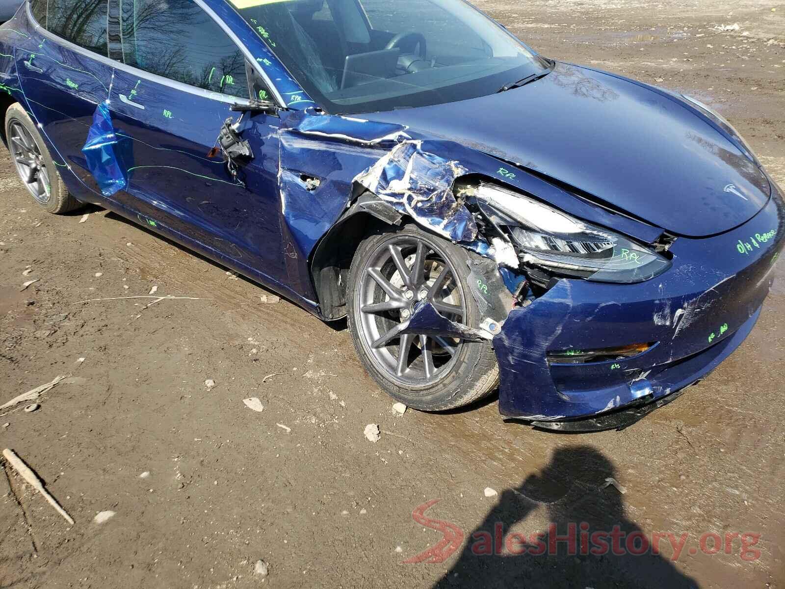 5YJ3E1EB3JF054166 2018 TESLA MODEL 3