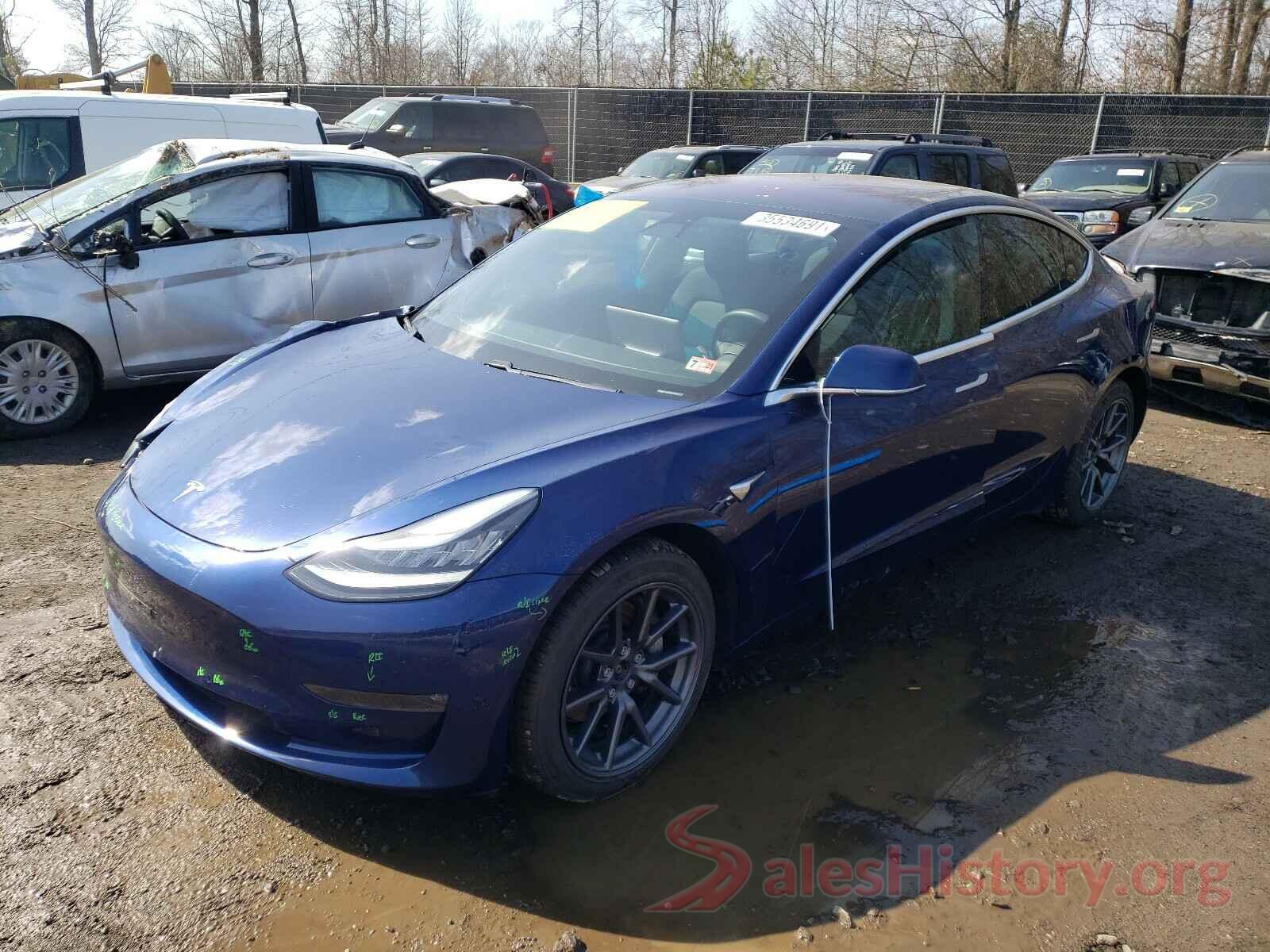 5YJ3E1EB3JF054166 2018 TESLA MODEL 3