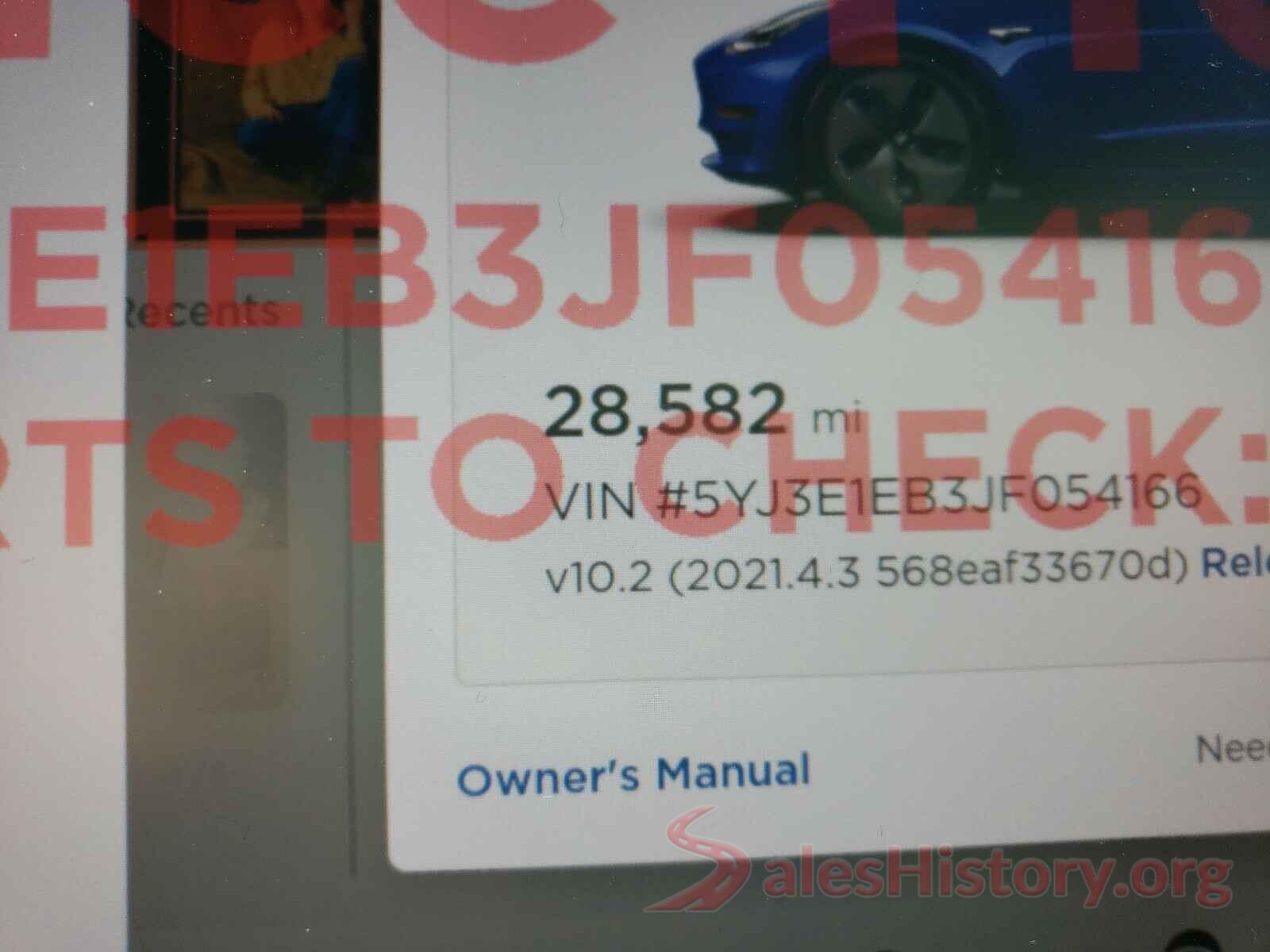 5YJ3E1EB3JF054166 2018 TESLA MODEL 3