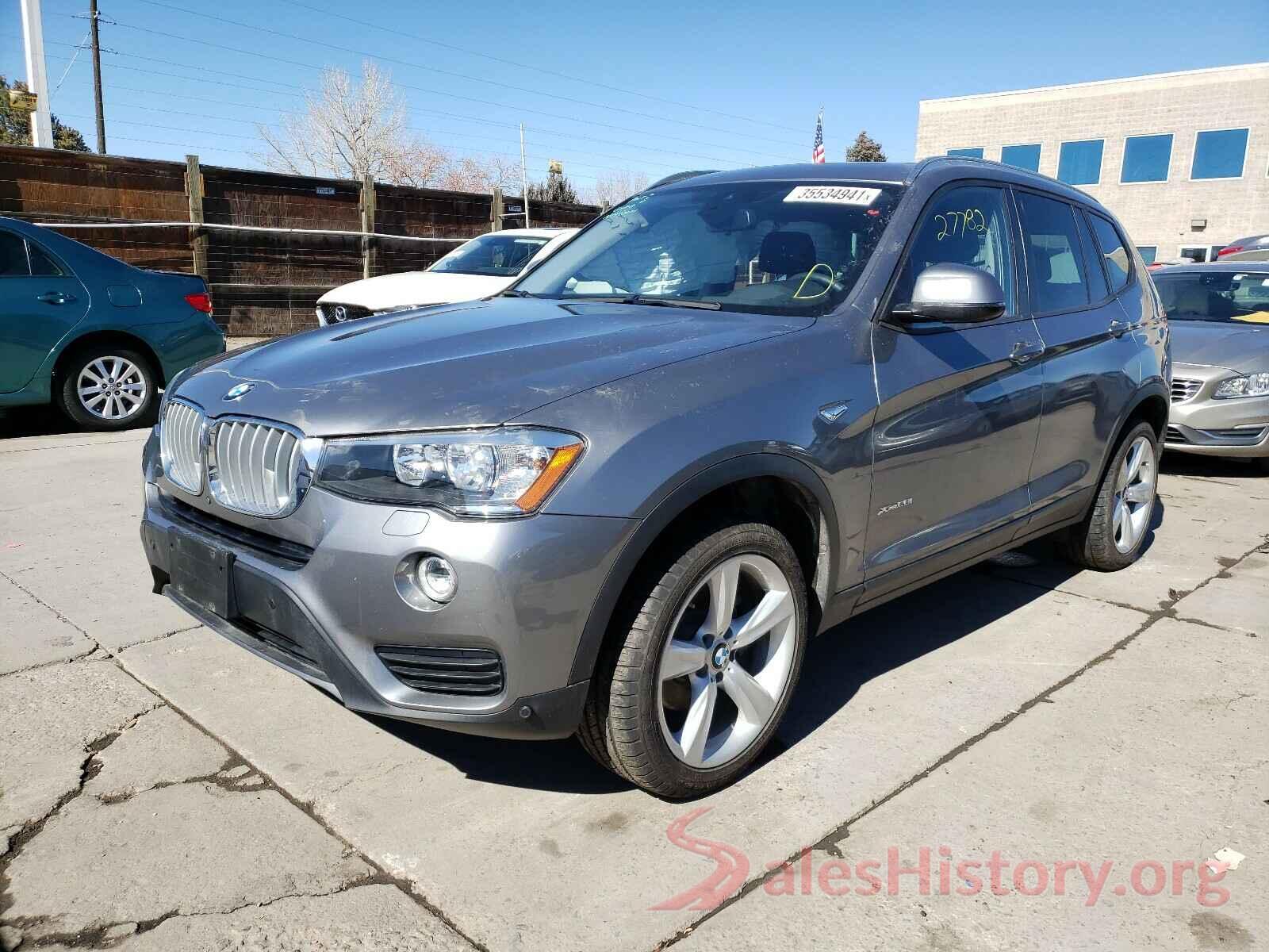 5UXWX9C35H0T24684 2017 BMW X3