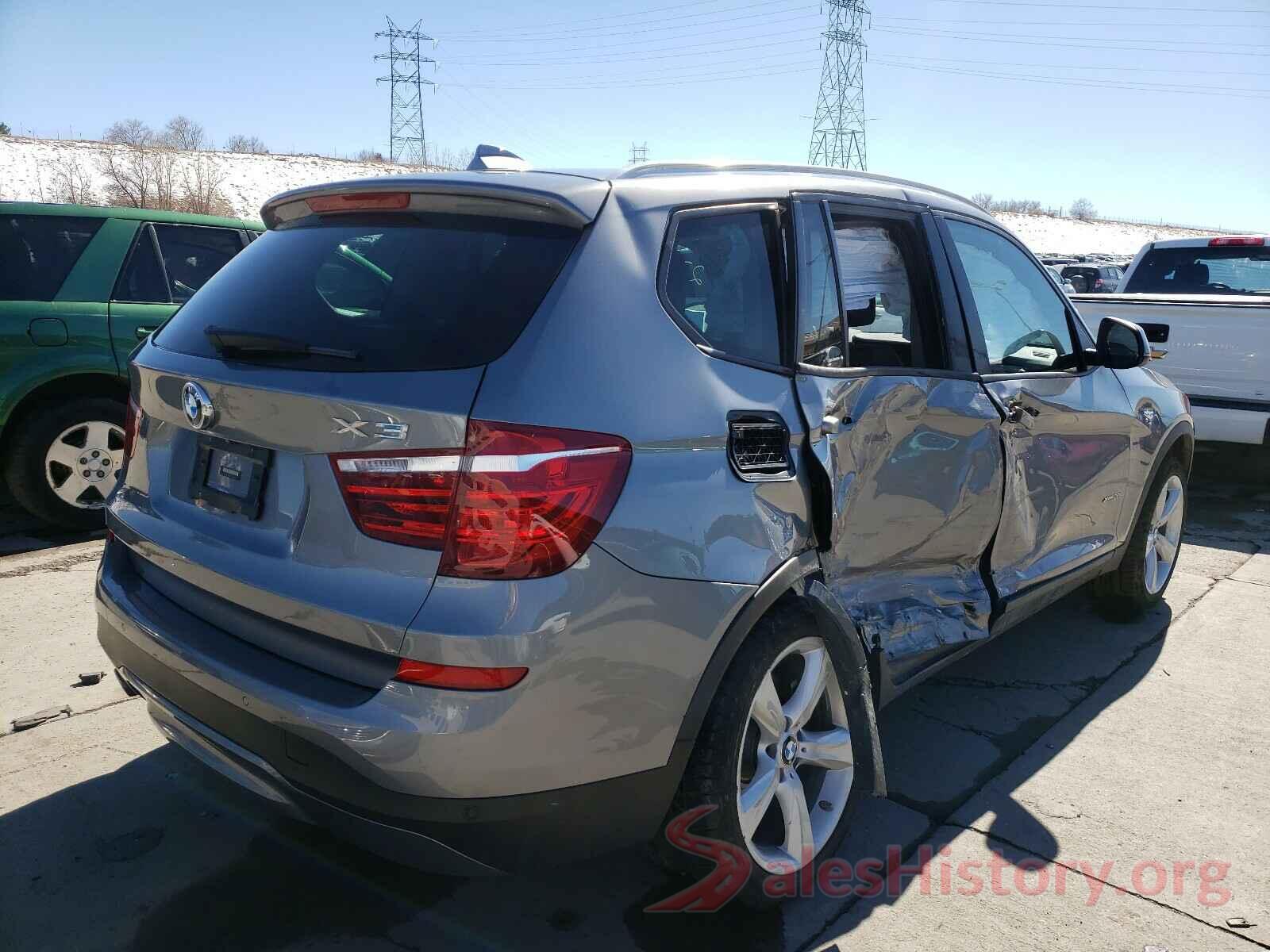 5UXWX9C35H0T24684 2017 BMW X3