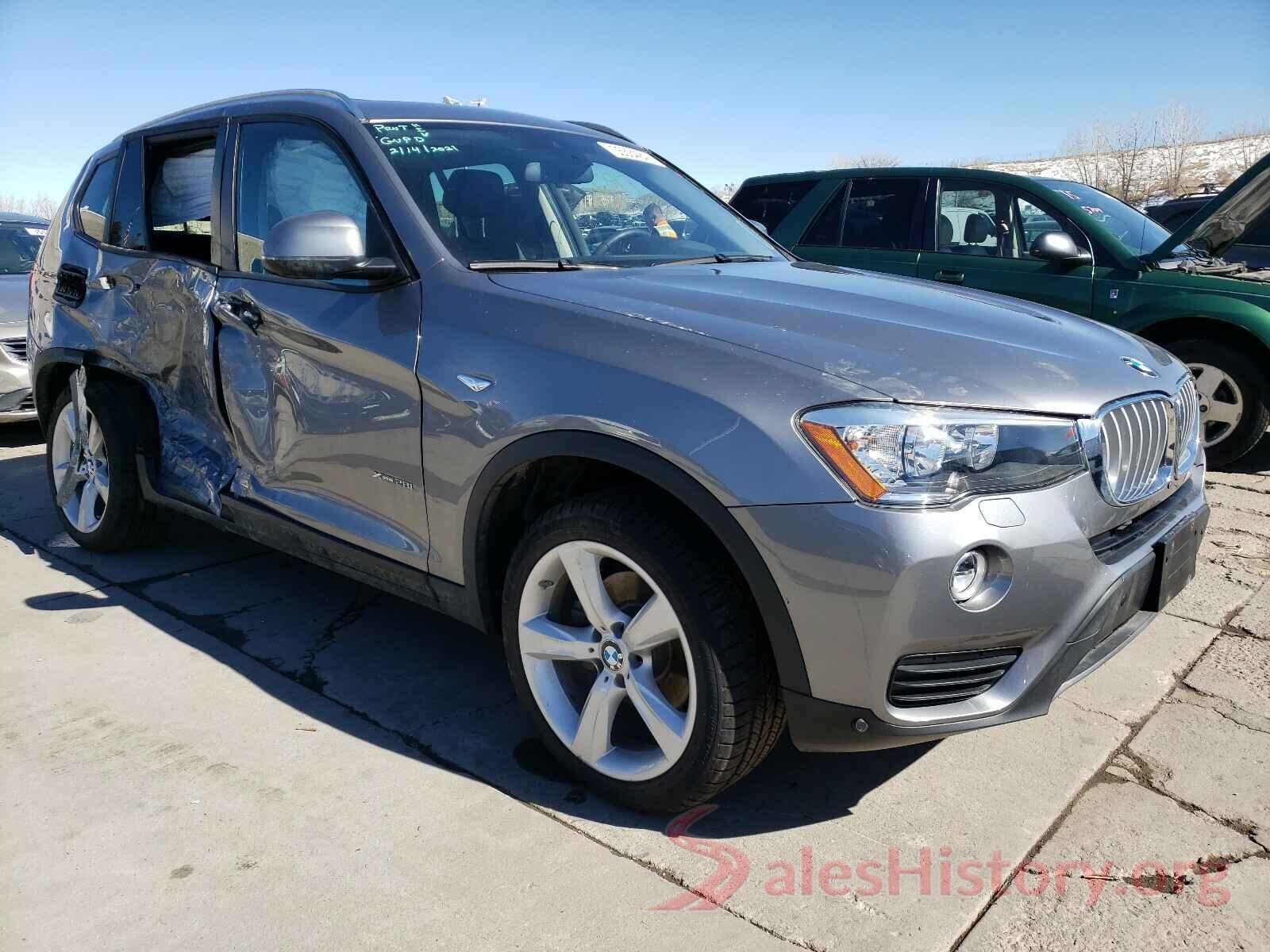 5UXWX9C35H0T24684 2017 BMW X3