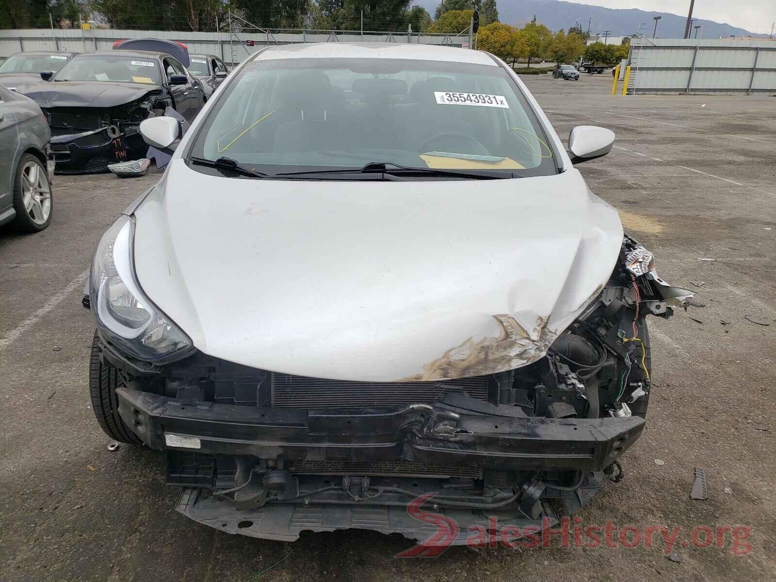 5NPDH4AE9GH771193 2016 HYUNDAI ELANTRA