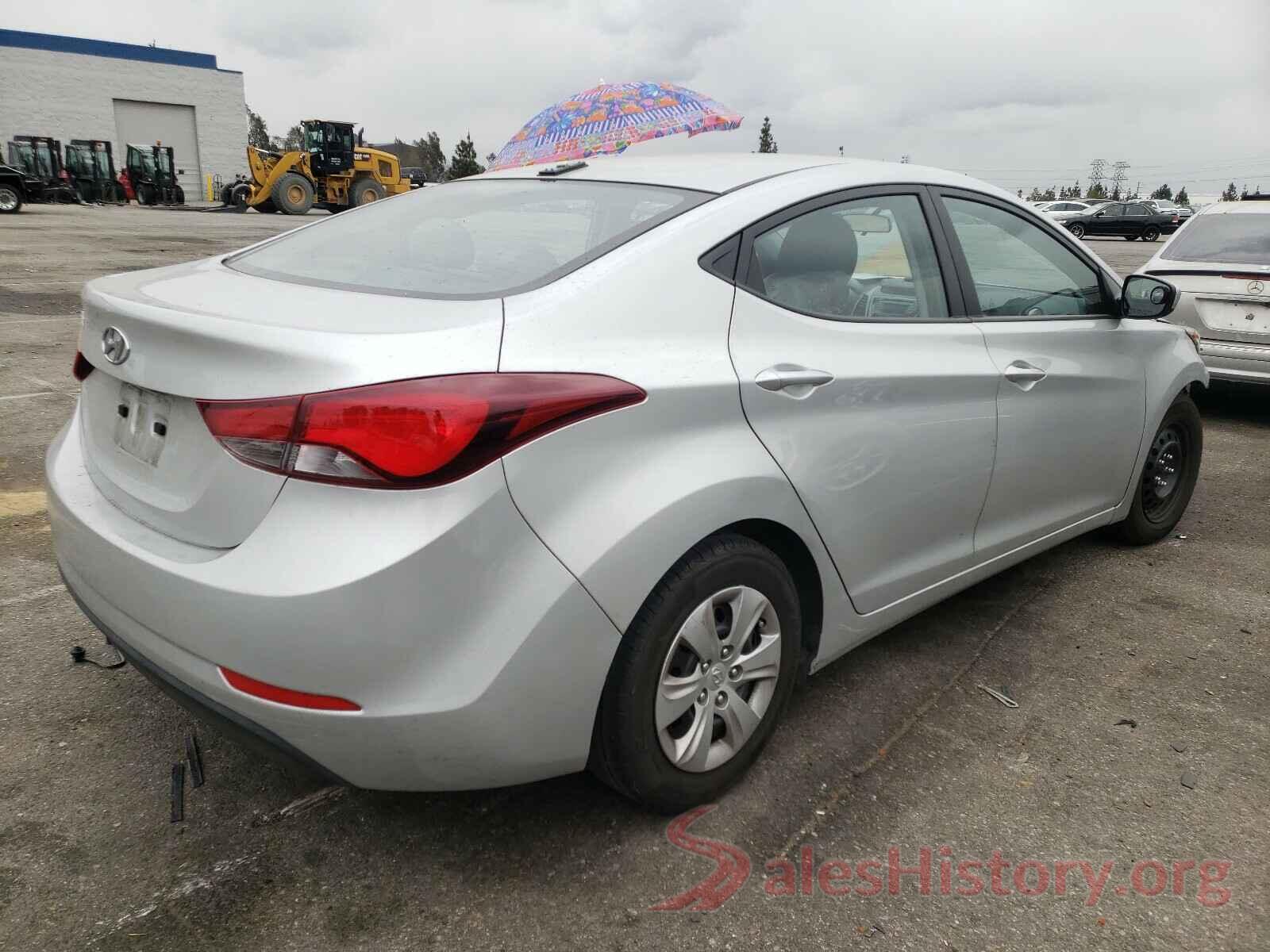 5NPDH4AE9GH771193 2016 HYUNDAI ELANTRA