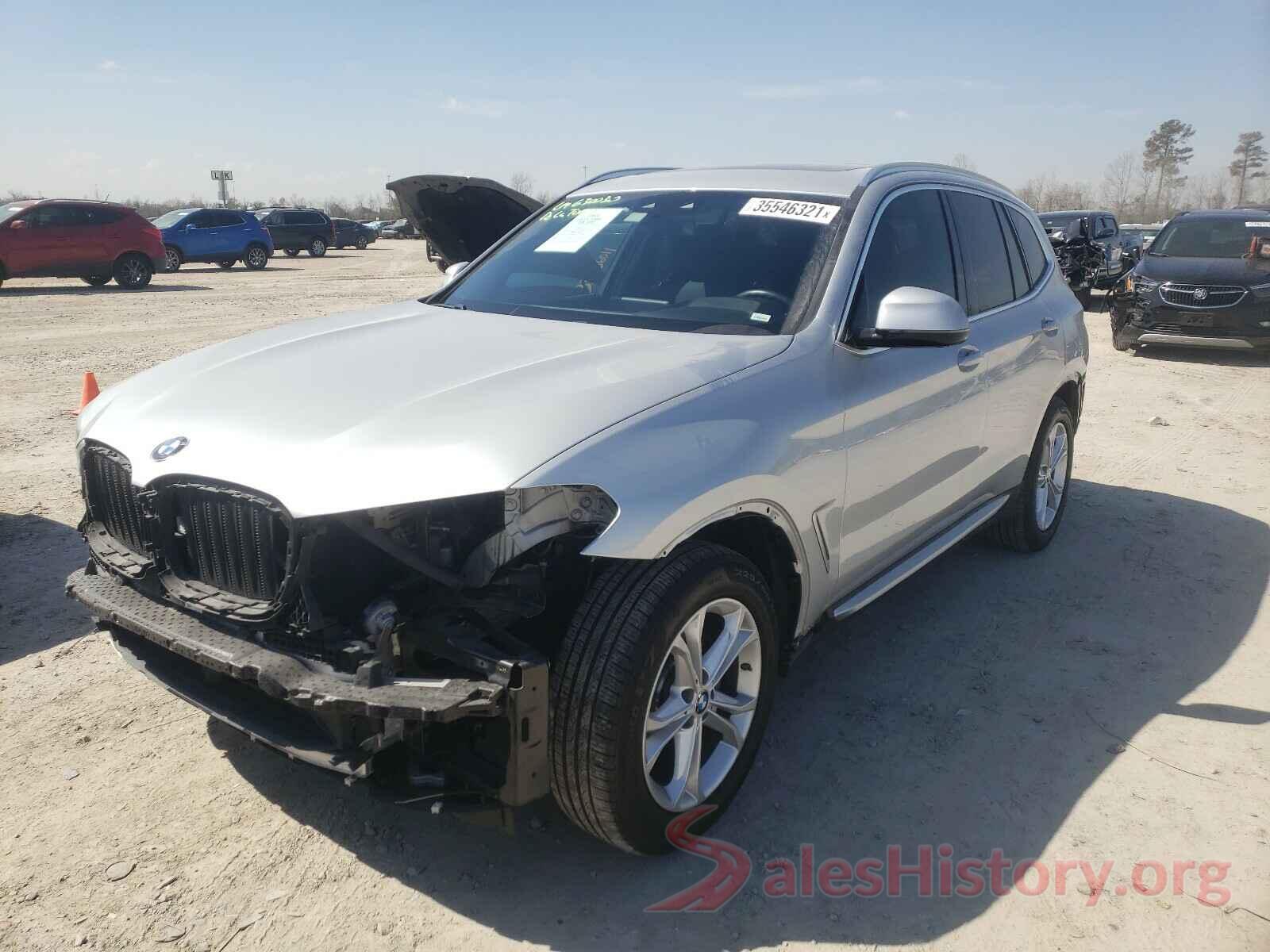 5UXTY3C04LLU72562 2020 BMW X3