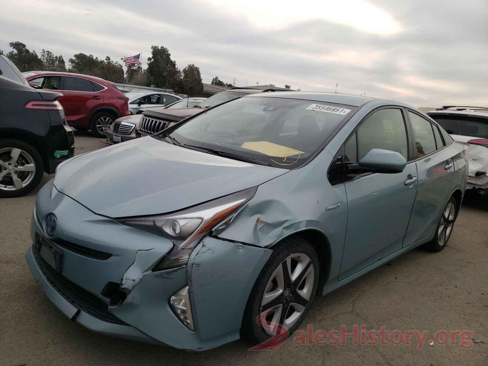 JTDKARFU1G3502674 2016 TOYOTA PRIUS