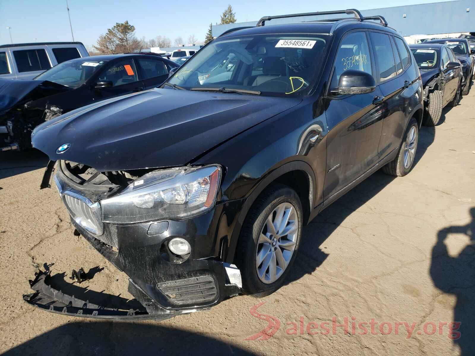 5UXWX9C32H0T23296 2017 BMW X3