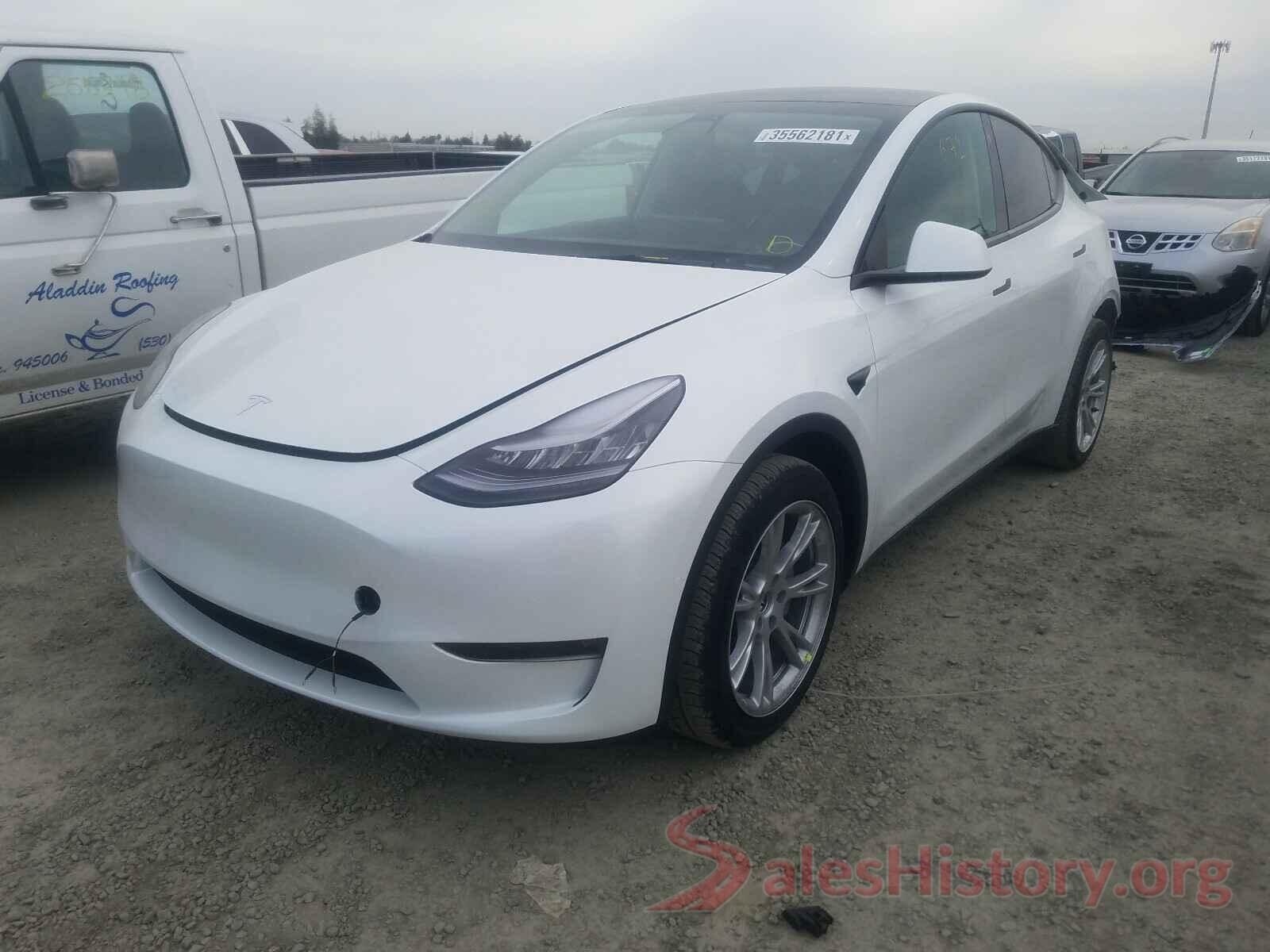 5YJYGDEE4MF095101 2021 TESLA MODEL Y