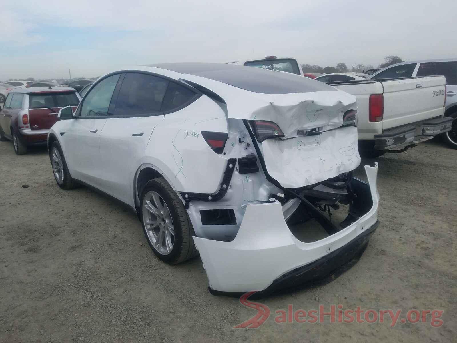 5YJYGDEE4MF095101 2021 TESLA MODEL Y