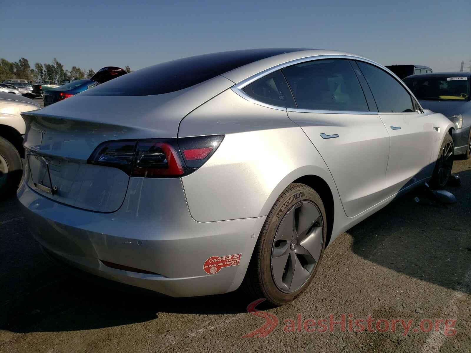 5YJ3E1EA7JF040908 2018 TESLA MODEL 3