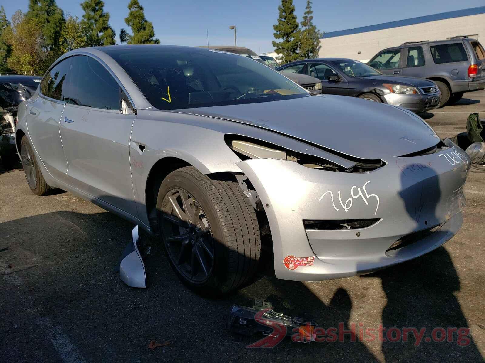 5YJ3E1EA7JF040908 2018 TESLA MODEL 3