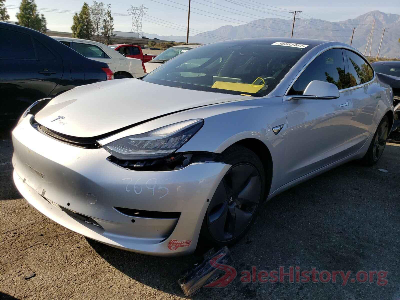 5YJ3E1EA7JF040908 2018 TESLA MODEL 3