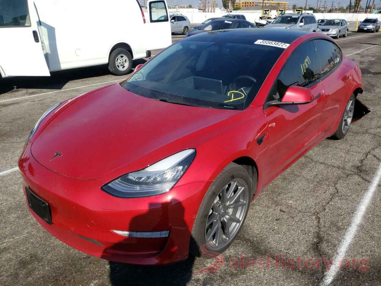 5YJ3E1EBXLF710737 2020 TESLA MODEL 3