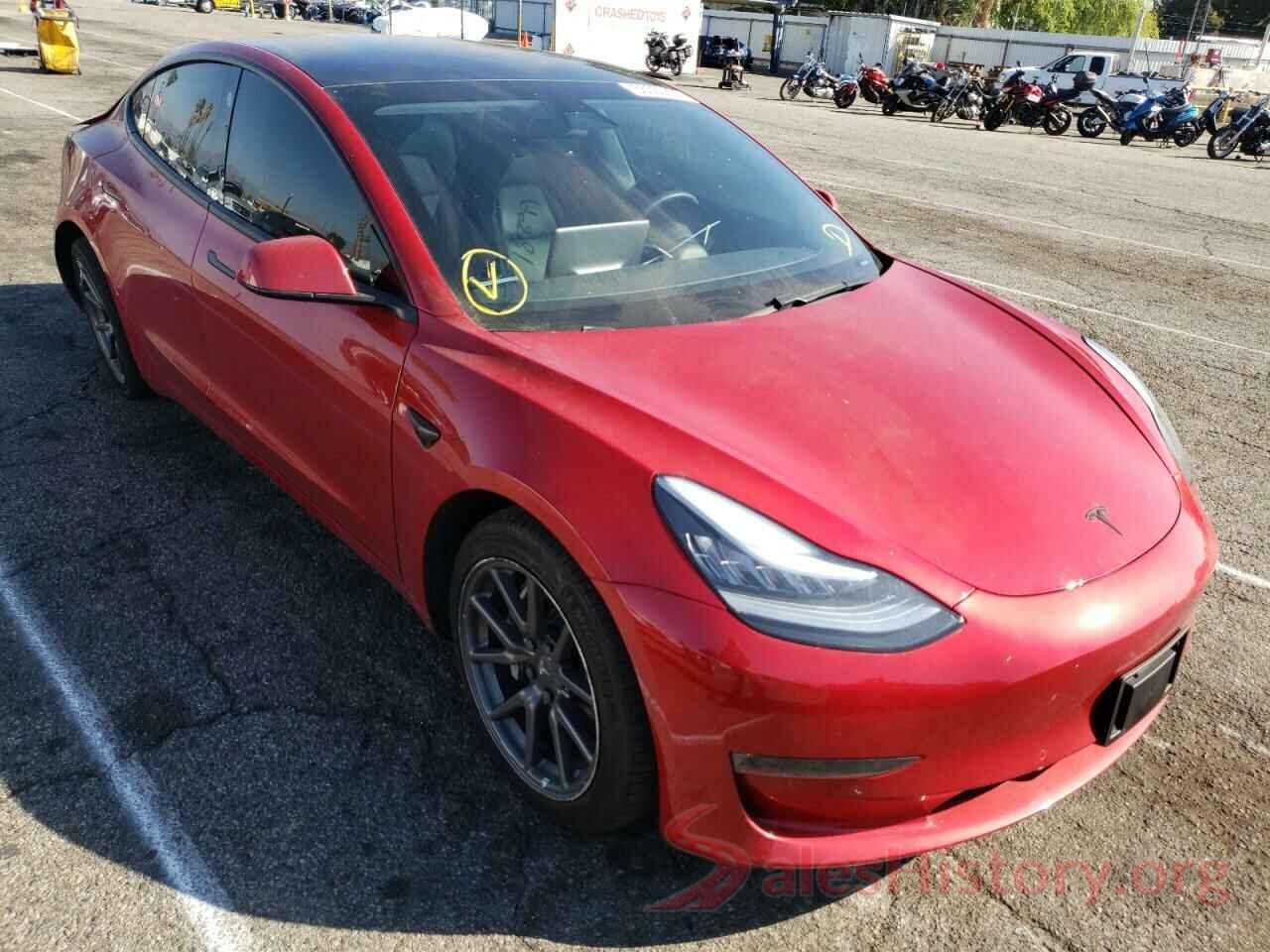 5YJ3E1EBXLF710737 2020 TESLA MODEL 3